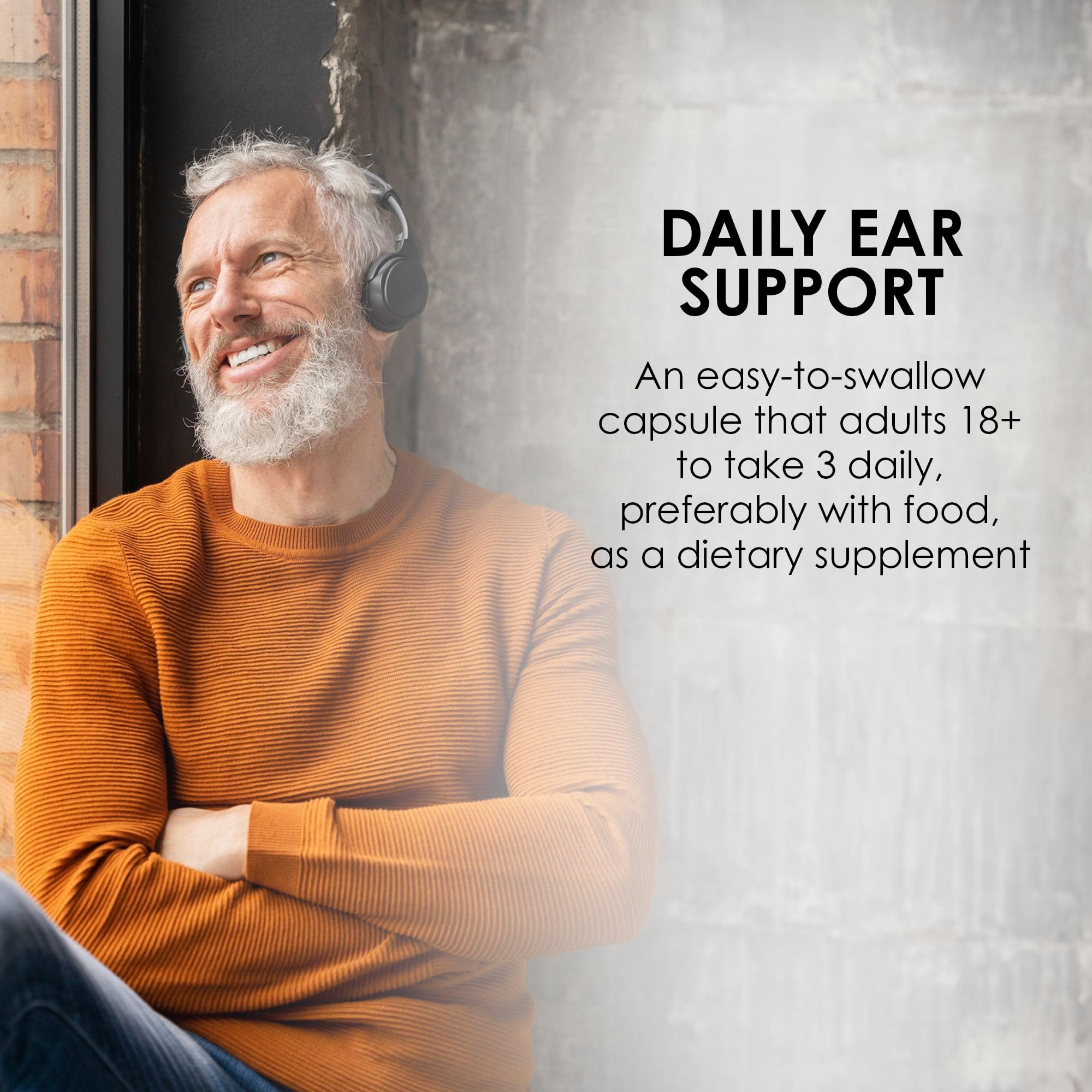 MASON NATURAL Advanced Ear Health Formula - Supports Healthy Circulation in The Inner Ear, Ringing Ears Relief, 100 Caplets