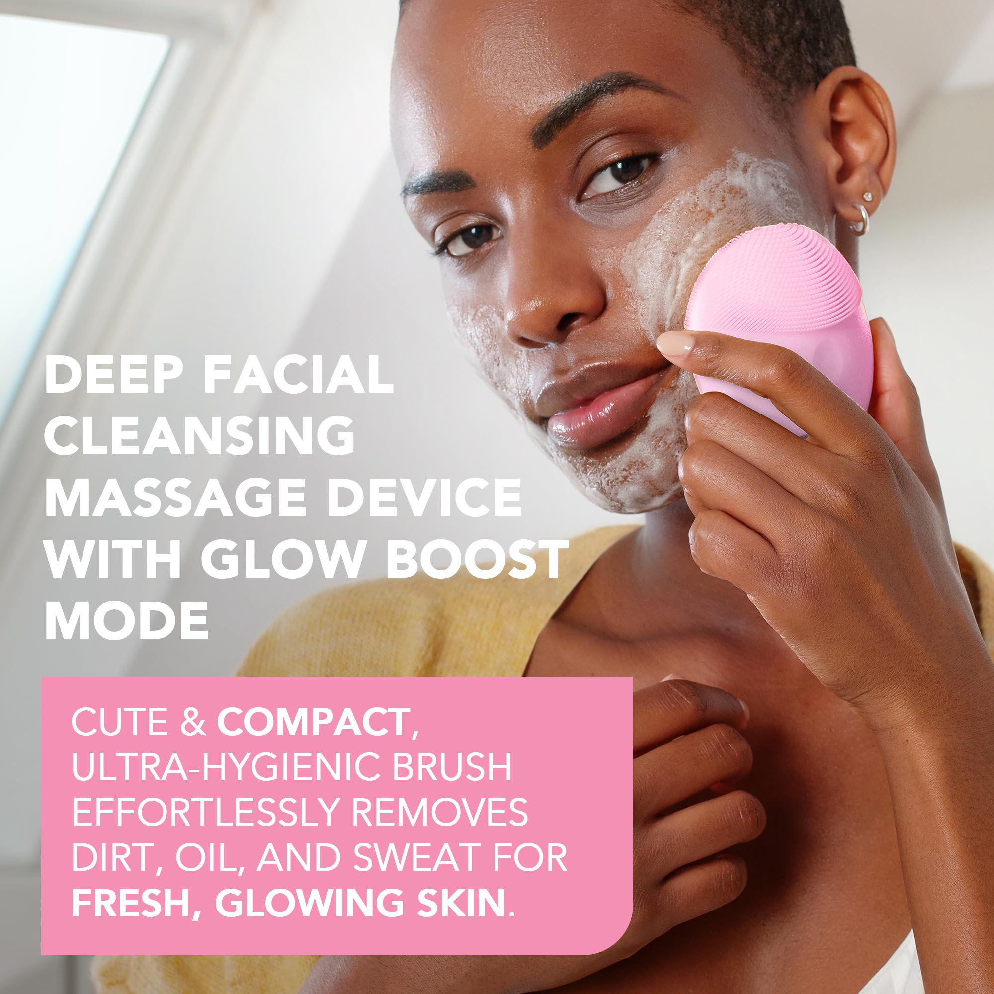 FOREO LUNA Mini 3 Facial Cleansing On The Go - Pearl Pink