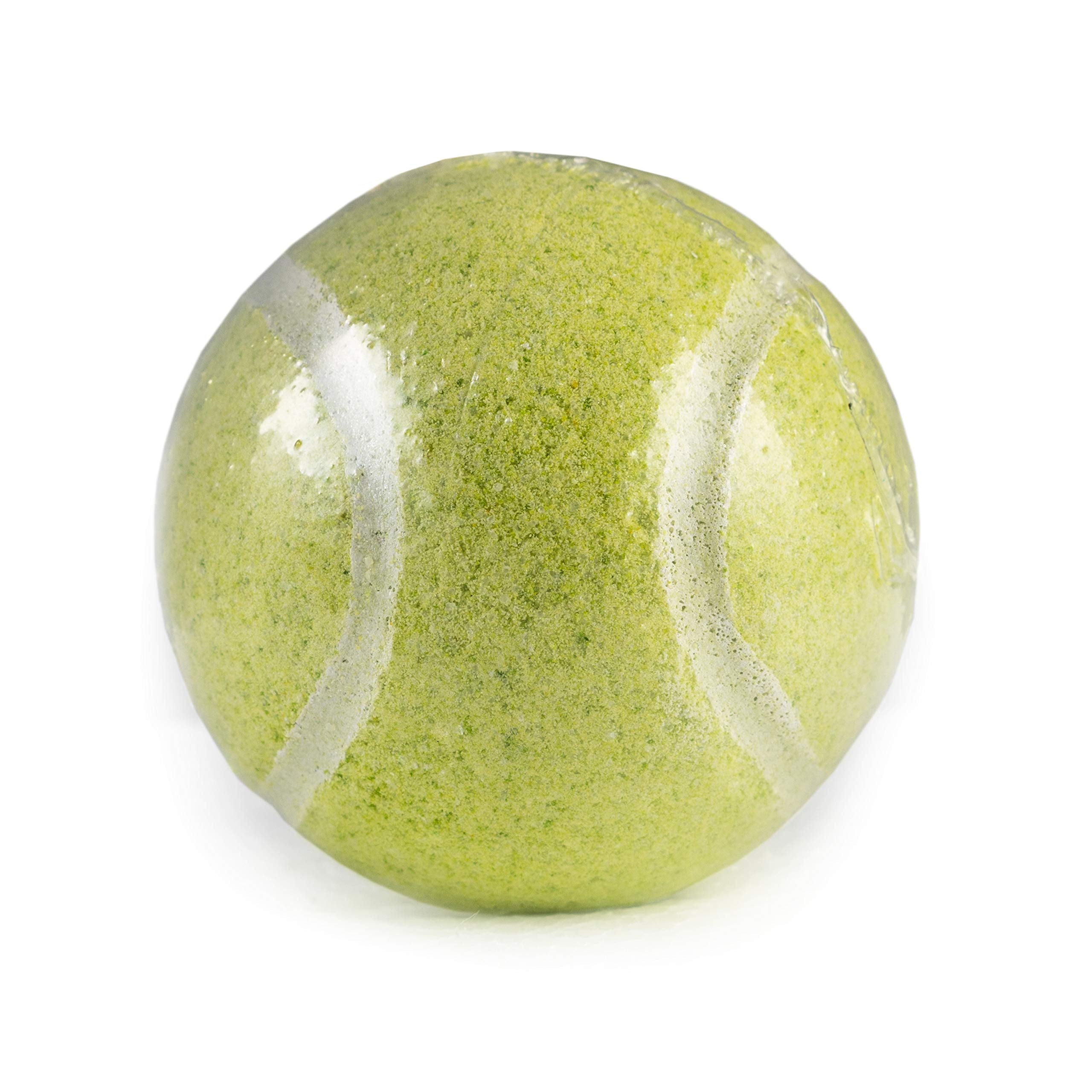 Tennis Ball Bath Bombs - 3 pack - Large, 6 oz Scented Bath Bomb Fizzies - Great Gift for Players, Women, Girls, Birthdays, Coaches, Opponents, Doubles Partners, High School Tennis, Women Leagues