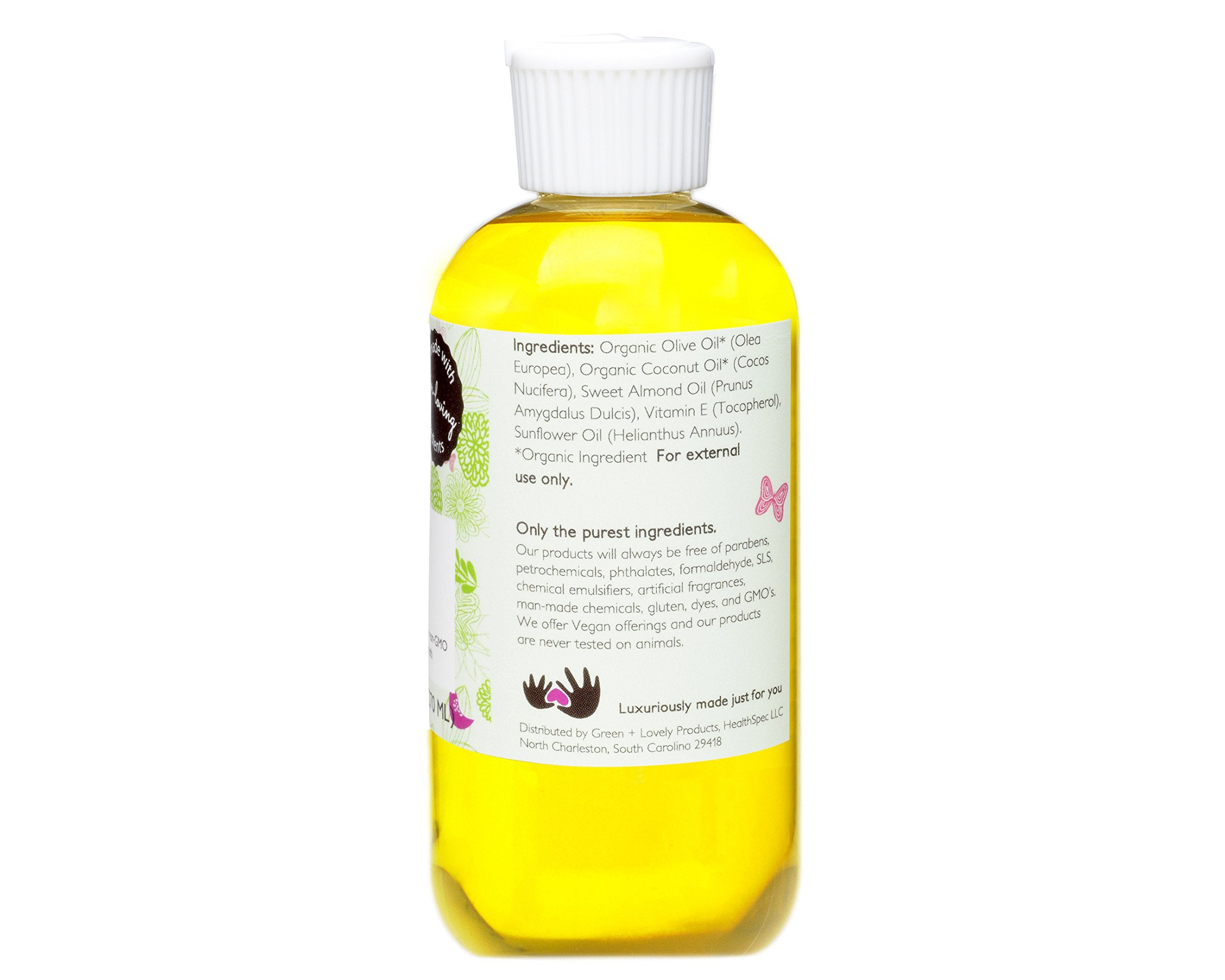 Green + Lovely Better than Butter Belly Oil Pregnancy Stretch Mark Prevention, Stretch Mark Cream, Pregnancy Must Haves, Pregnancy Essential, Enhanced Vitamin E Skin Elasticity, 9 Fl Oz Lavender