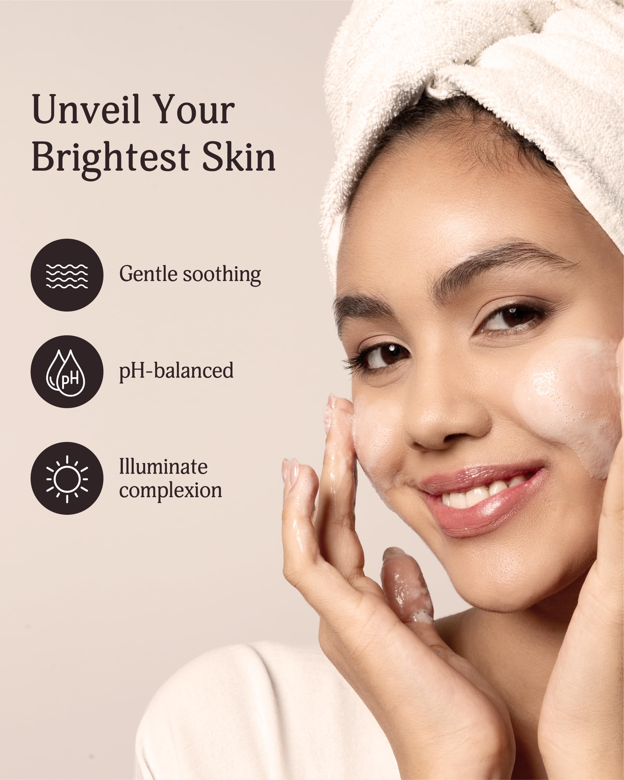 VEILMENT Rice Therapy Artemisia Cleanser (5.1+5.1fl oz, Pack of 2) - Gentle Moisturizing Face Wash for Sensitive Skin. Daily Hydrating Facial Foam for Clear, Radiant, Rice Cleanser Korean Skin Care