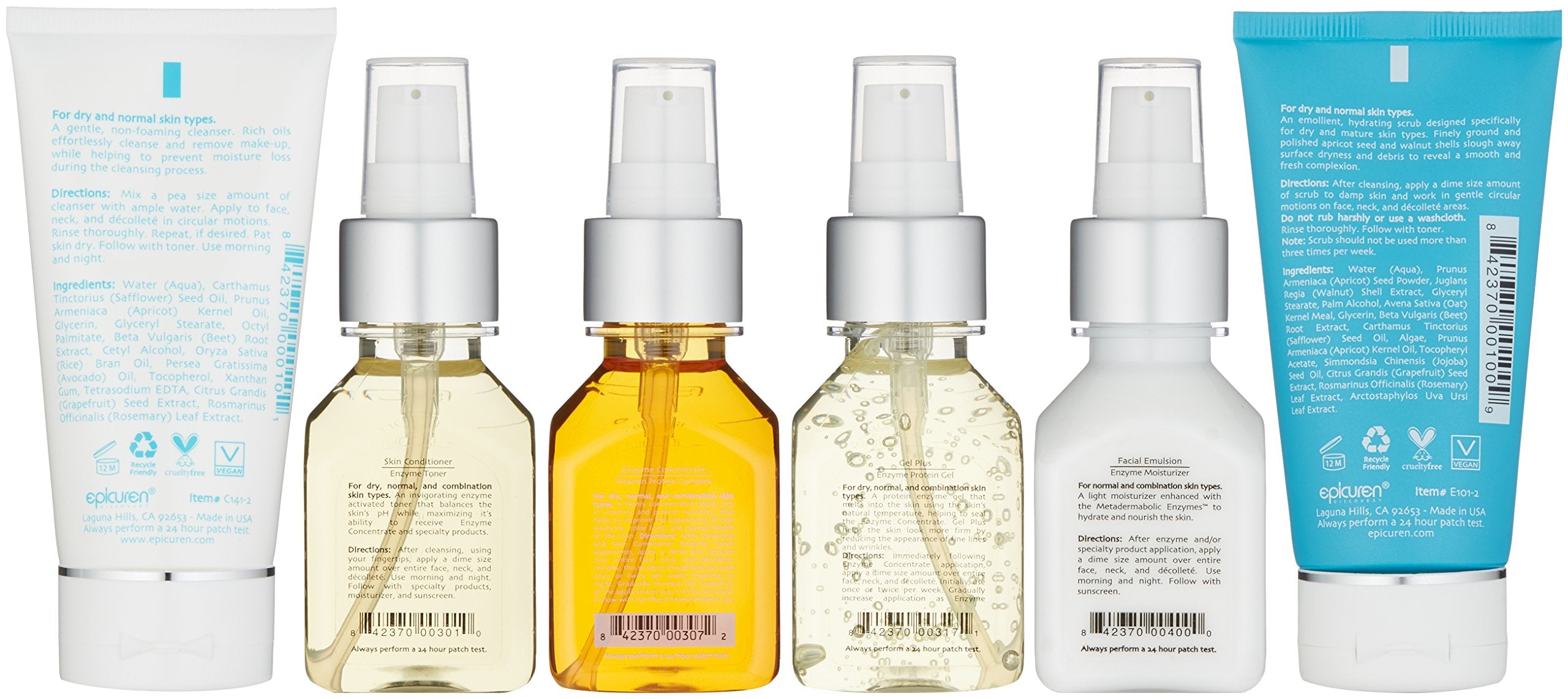 Epicuren's Classic 6-Step Enzyme Treatment System by Epicuren