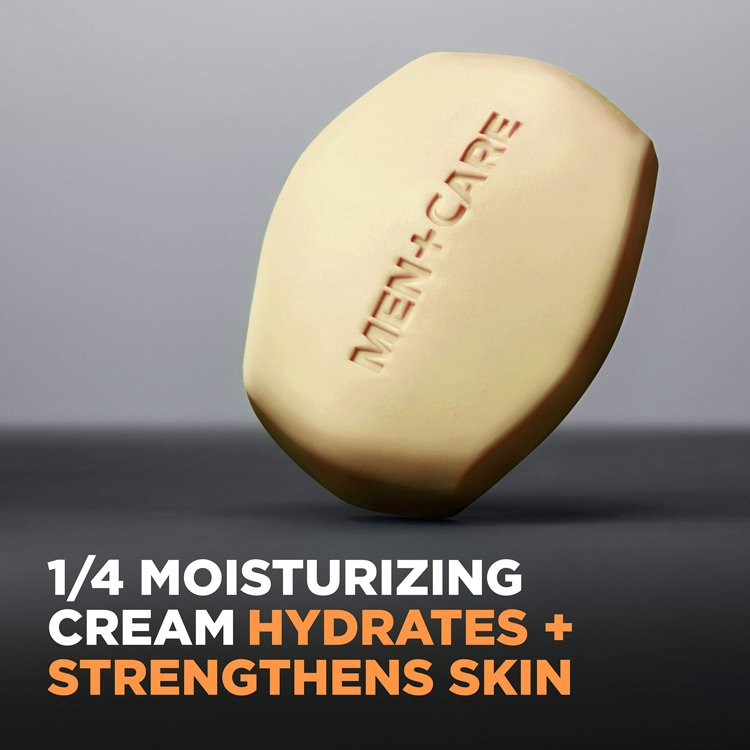 Dove Men+Care Soap Bar For Smooth, Hydrate & Nourishing the Skin - Defense Effectively Washes Away Bacteria, Cream, 3.75 Oz, 6 Count