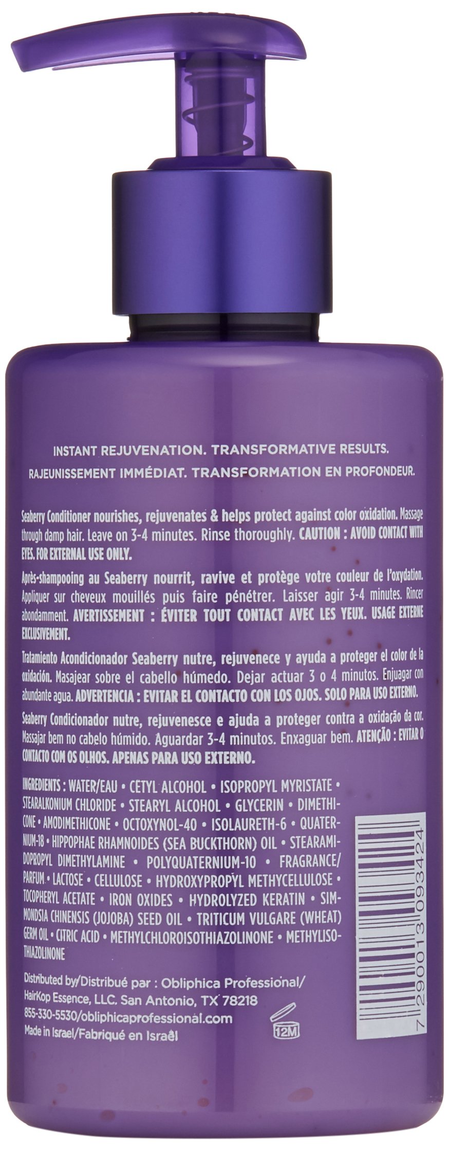 Obliphica Professional Seaberry Medium to Coarse Conditioner