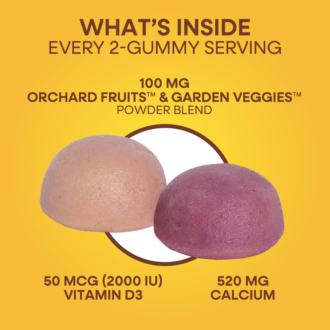 Nature's Way Alive! Daily Calcium & Vitamin D3 Gummies, Bone Support*, Immune Support*, Strawberry and Raspberry- Lemonade Flavored, 60 Gummies (Set of 3)