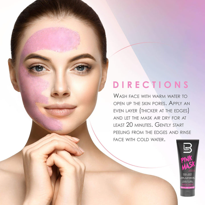 Level 3 Peel Off Mask - Deep Cleansing Black Head Removal - Removes Impurities and Dead Skin Cells L3 - For Acne and Pimples - Level Three Mask Peel Off for Women
