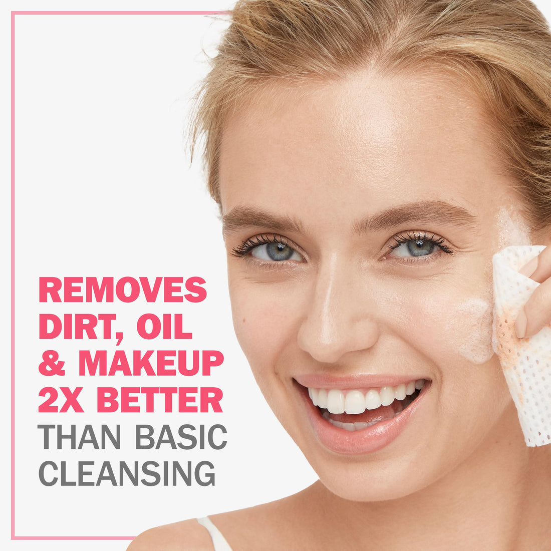 Olay Daily Facials, Daily Clean Makeup Removing Facial Cleansing Wipes, 5-in-1 Water Activated Cloths, Exfoliates, Tones and Hydrates Skin, 66 count