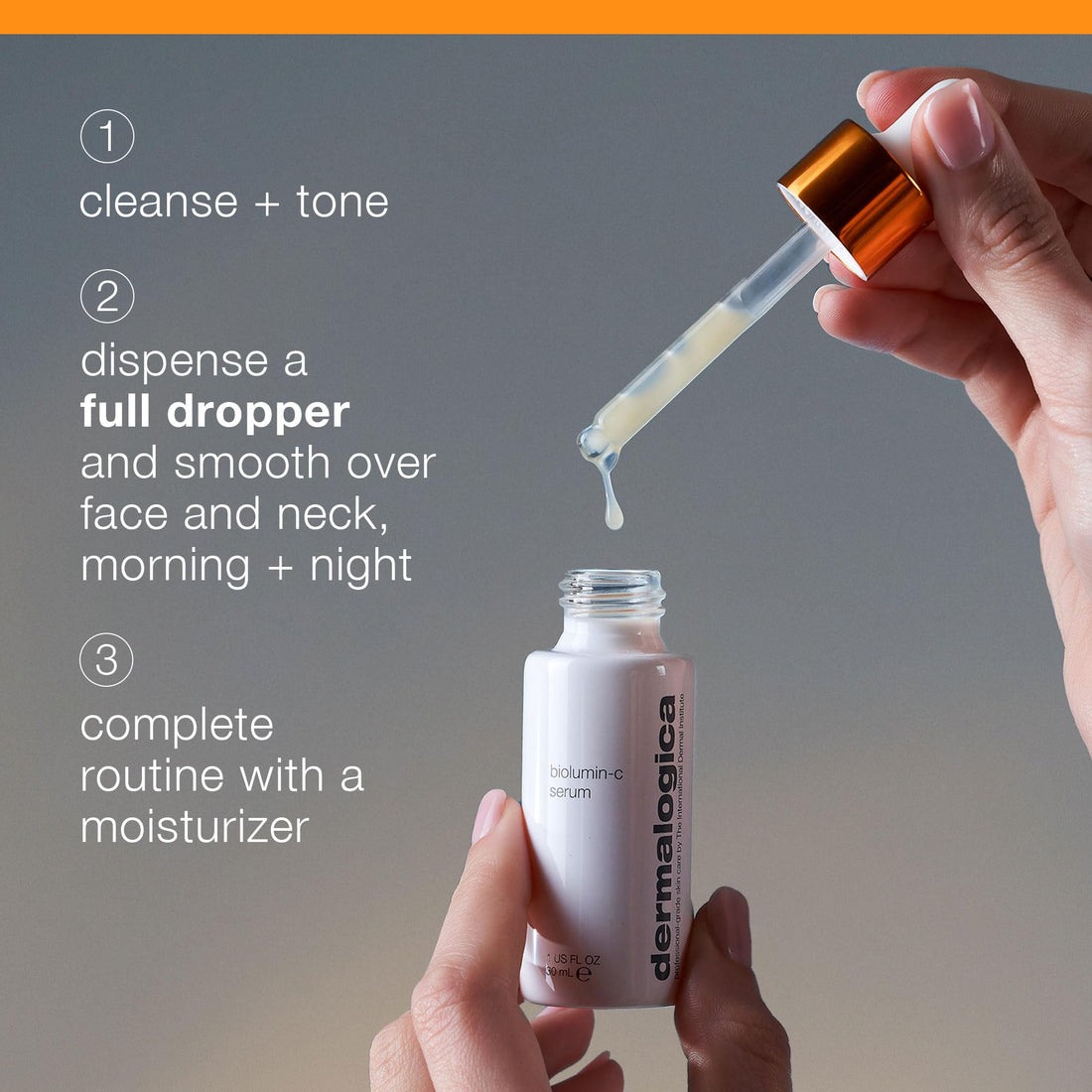 Dermalogica Biolumin-C Serum, Vitamin C Dark Spot Serum for Face with Peptide and AHA - Exfoliates and Reduces Sign of Skin Aging, 0.34 Fl Oz