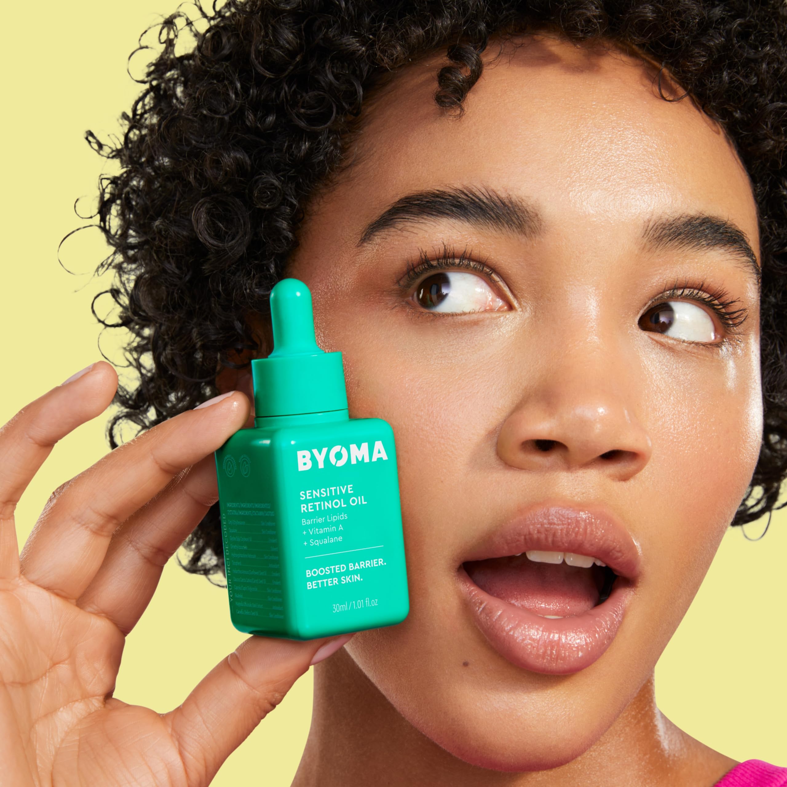 BYOMA Sensitive Retinol Oil – Face Treatment with Squalane & Vitamin A – Ideal for Sensitive Skin – Barrier Repair – 1.01 Fl. Oz