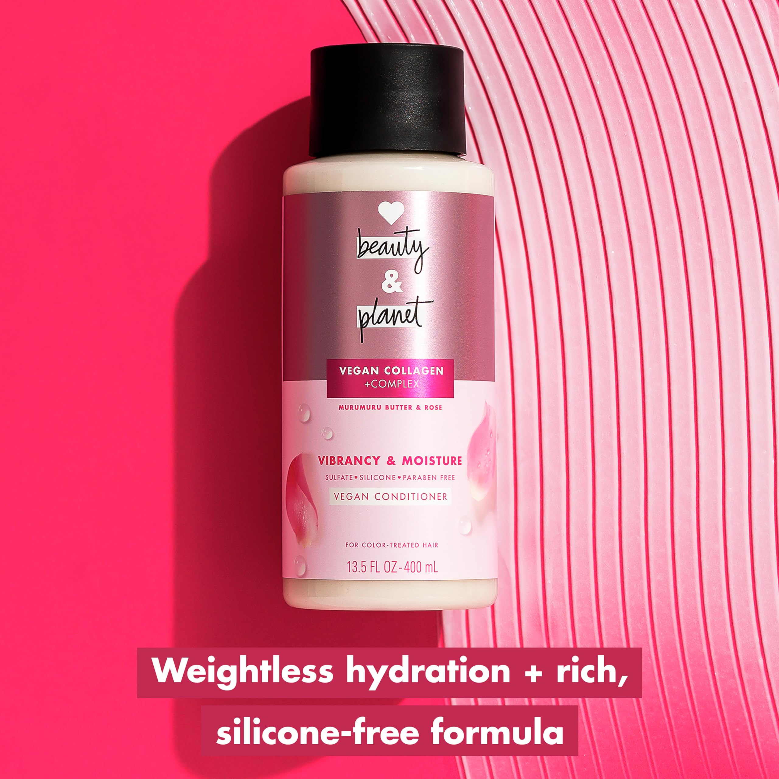 Love Beauty and Planet Murumuru Butter & Rose Conditioner, Blooming Color, 13.5 Ounce