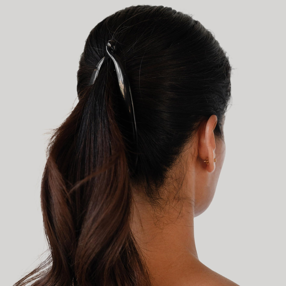 France Luxe Banana Clip - Black