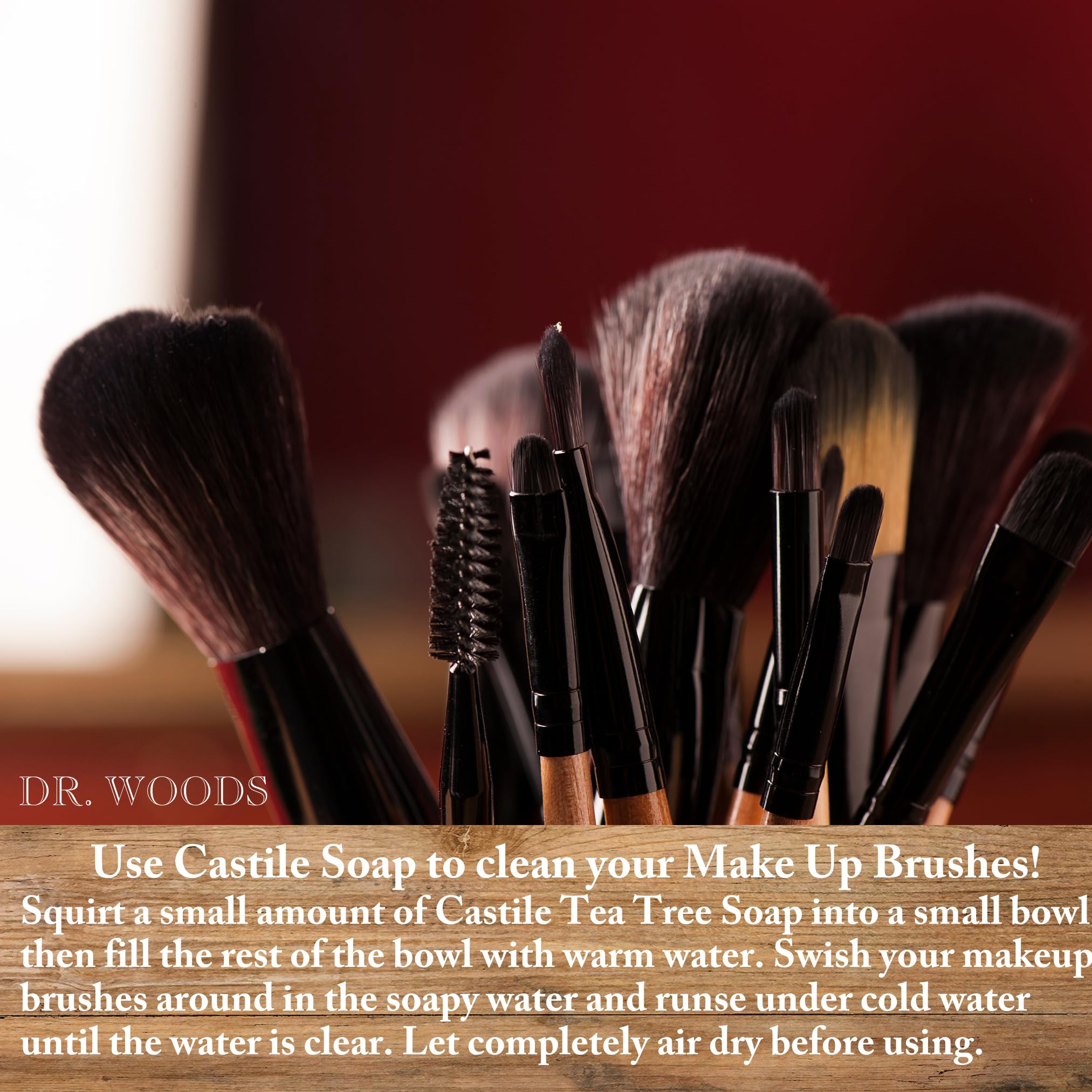 Dr. Woods Tea Tree Liquid Castile Soap - Castile Soap with Pure Tea Tree Oil, Body Wash for Men and Women, Contains Organic Shea Butter, Natural Cleaner for Face, Hands, and Body - 16 Fl Oz