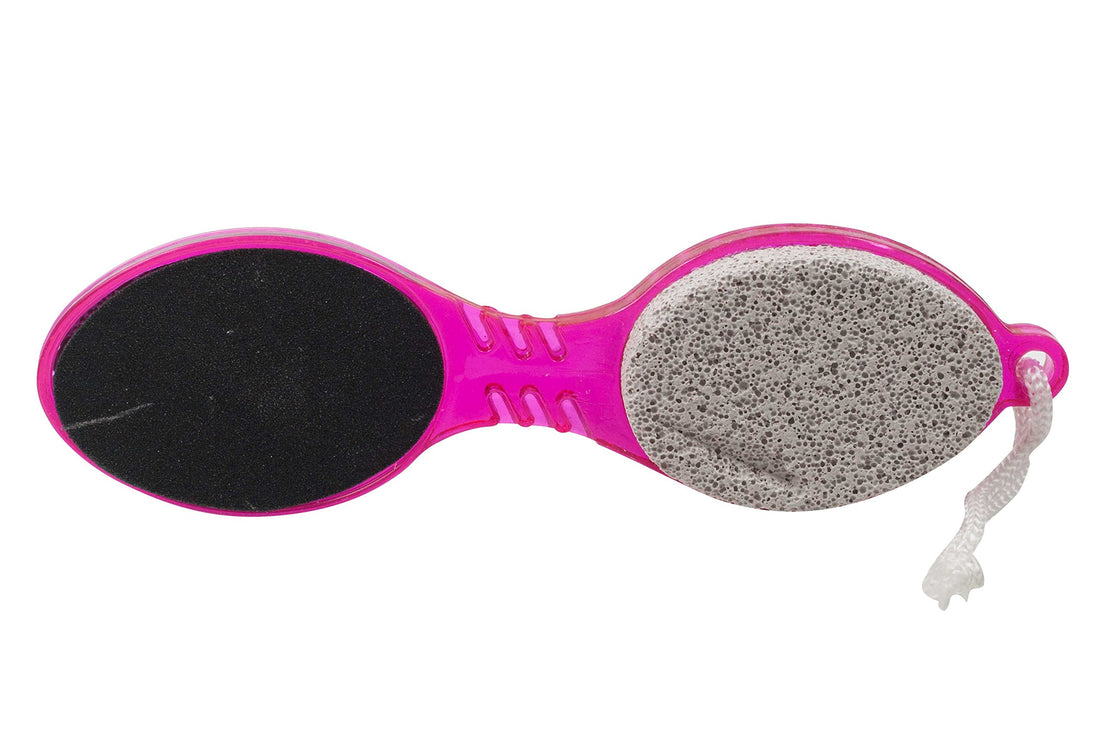 4-in-One Pedicure Tool: Brush Stone File
