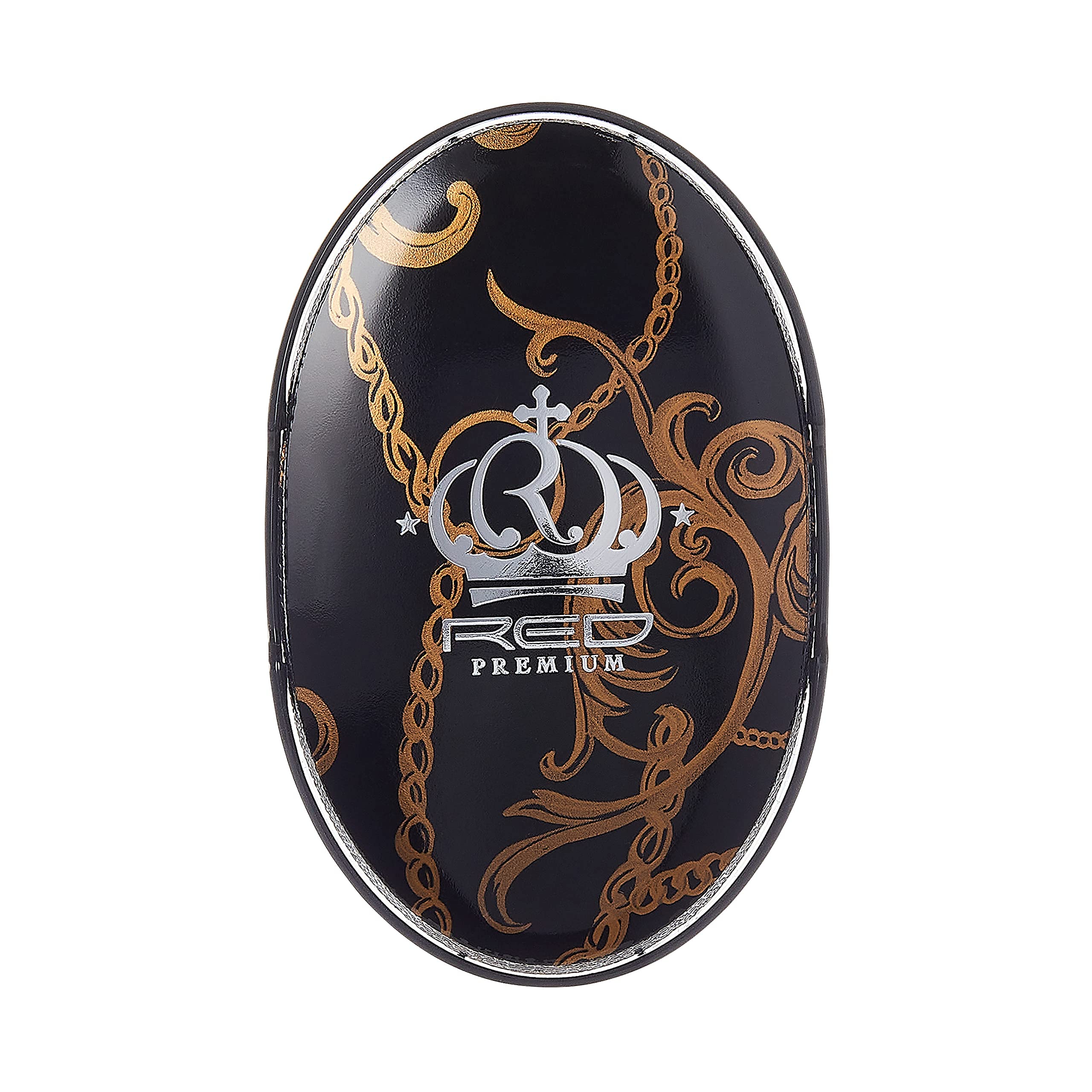 Red by Kiss Premium Pocket Wave X Bow Wow Curved Palm Boar Brush with Case (Medium Bristles)