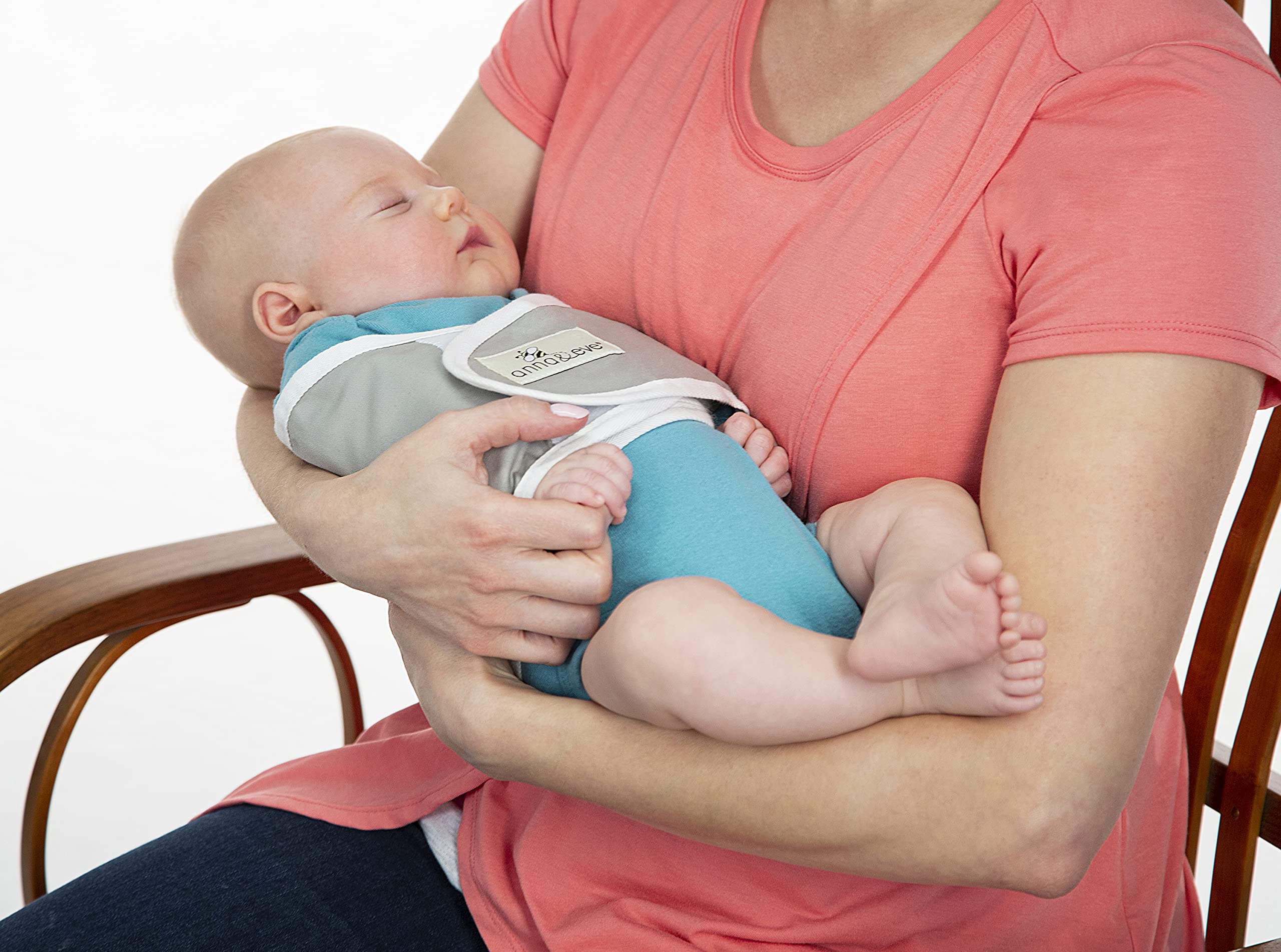 Anna & Eve® Strap® Baby Swaddle, The Original Arms Only - Adjustable Baby Swaddle for Newborns