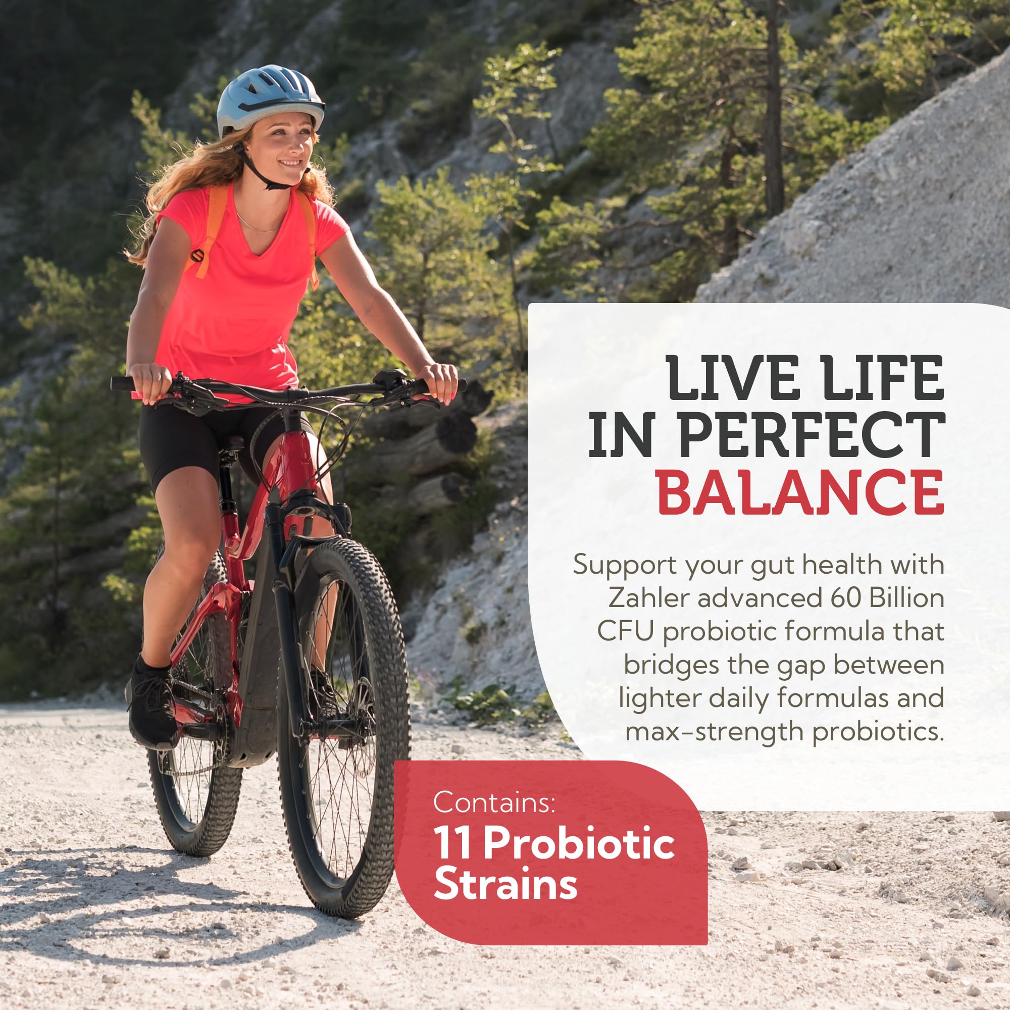 Zahler BioDophilus60, 60 Billion CFU Probiotic + Prebiotic - 11 Strains Daily Probiotic Supplement - Kosher Probiotics for Women for Digestive Health, Probiotics for Men for Gut Health (60 Capsules)