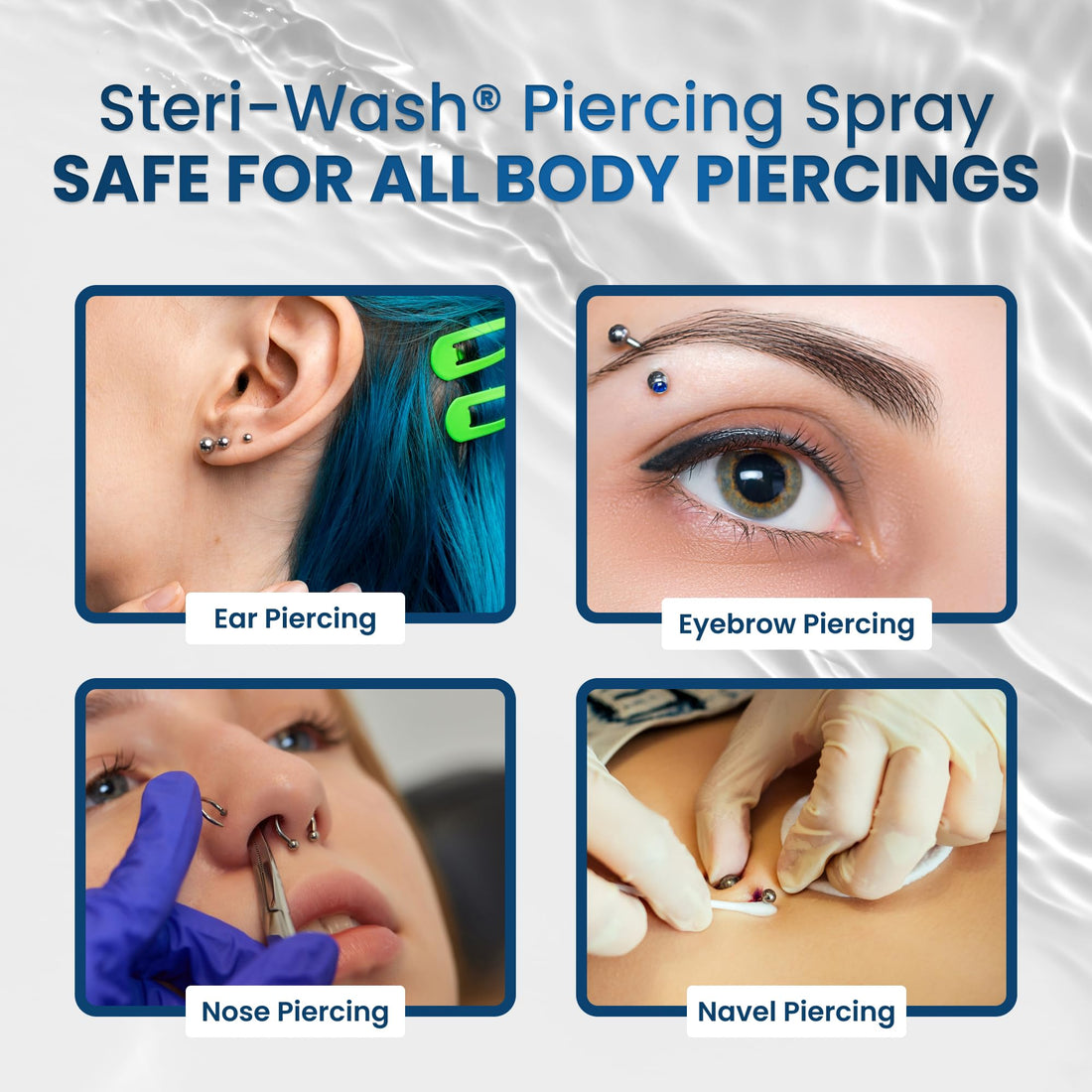 Steri-Wash Aftercare Piercing Spray 8 oz