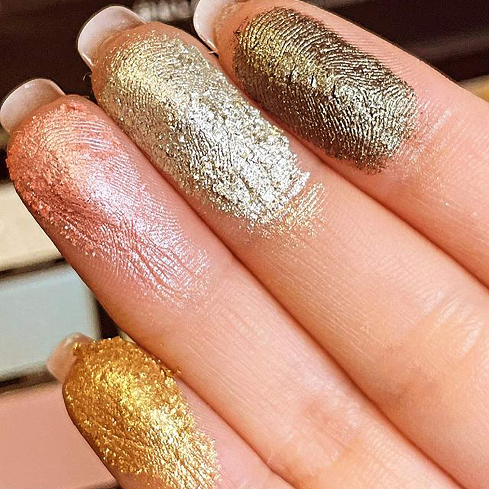 Klara Cosmetics 24 Shade Eyeshadow Palette Ibiza glamorous shimmers bold mattes strong pastel tones long lasting full pigment