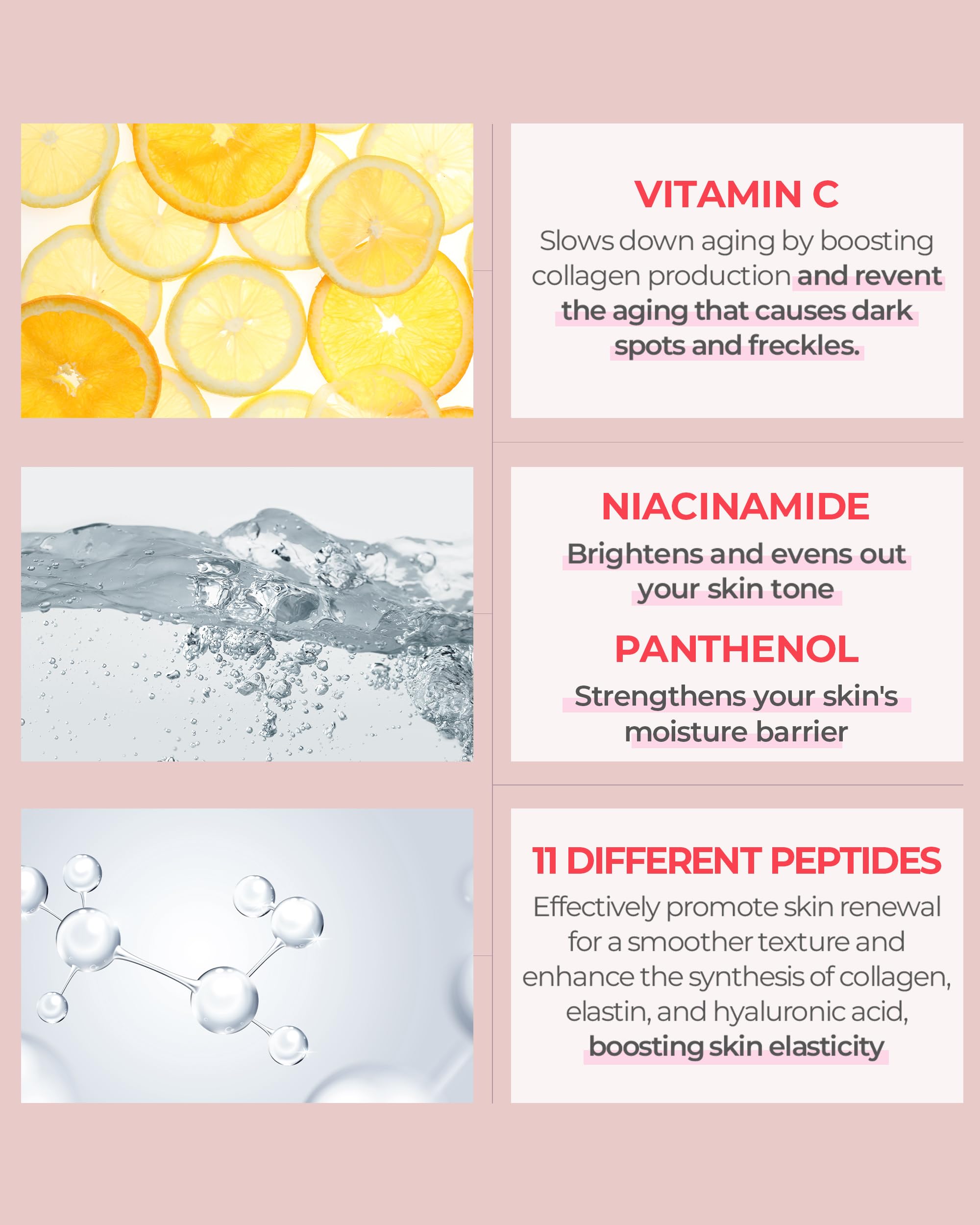 BE THE SKIN Vitavita Circle Zero Eye Cream - Radiance Dark Circle Under Eye Cream with Vitamin B, C, Niacinamide, 11 Peptides - Anti Aging, Wrinkle Reducer, 1.01oz.