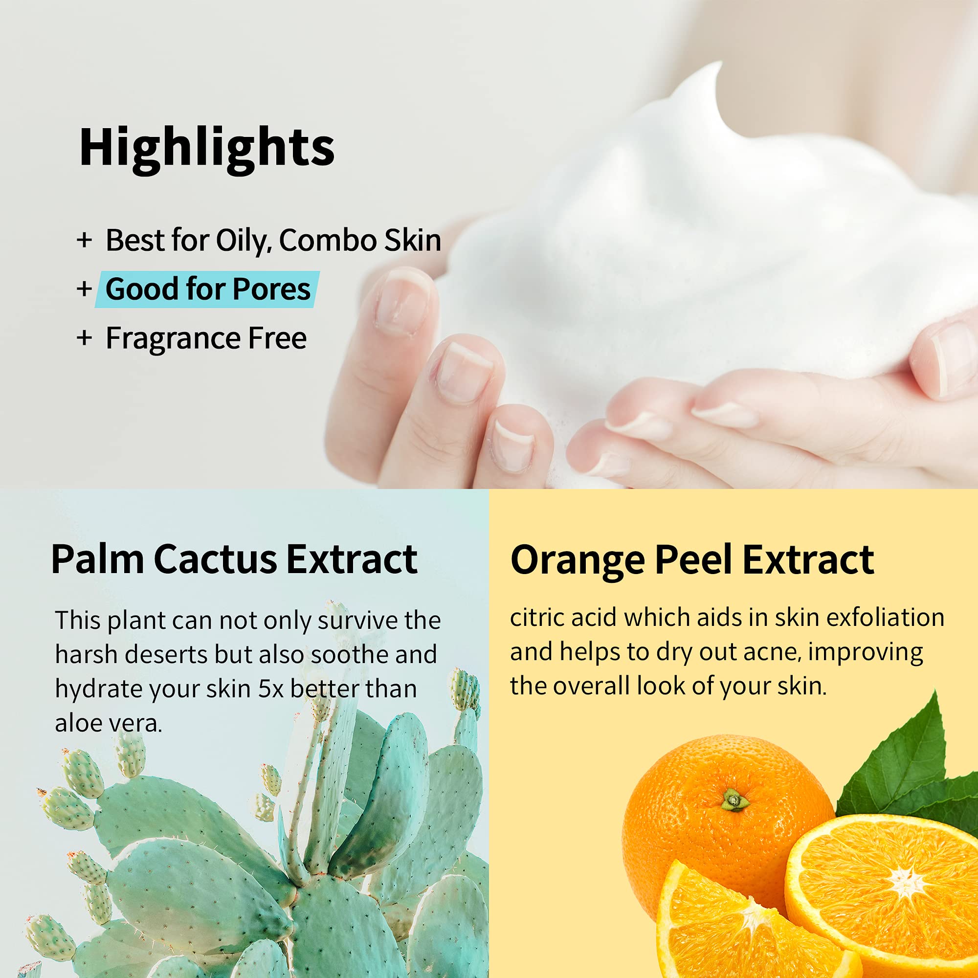 [YADAH] Bubble Deep Foam Cleanser 150ml For All Skin Type Control Pore Blackhead