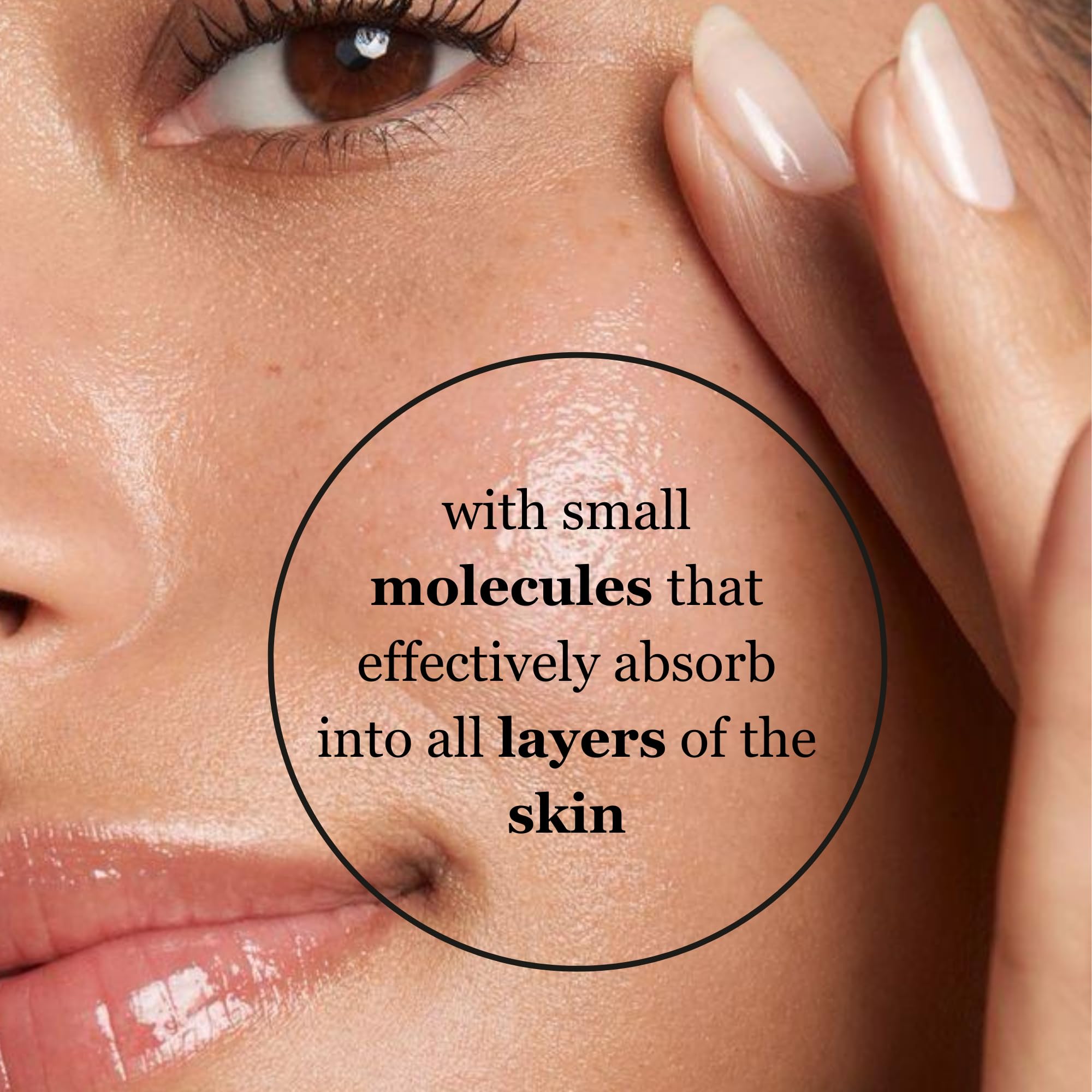 Ultimate Hydration & Anti-Aging Hyaluronic-Acid Facial Serum | with CoQ10, Vitamin B, Vitamin C & Chamomile Extract | Soothing, Plumping & Renewing | For Sensitive Skin, All Skin Types | 1 fl oz