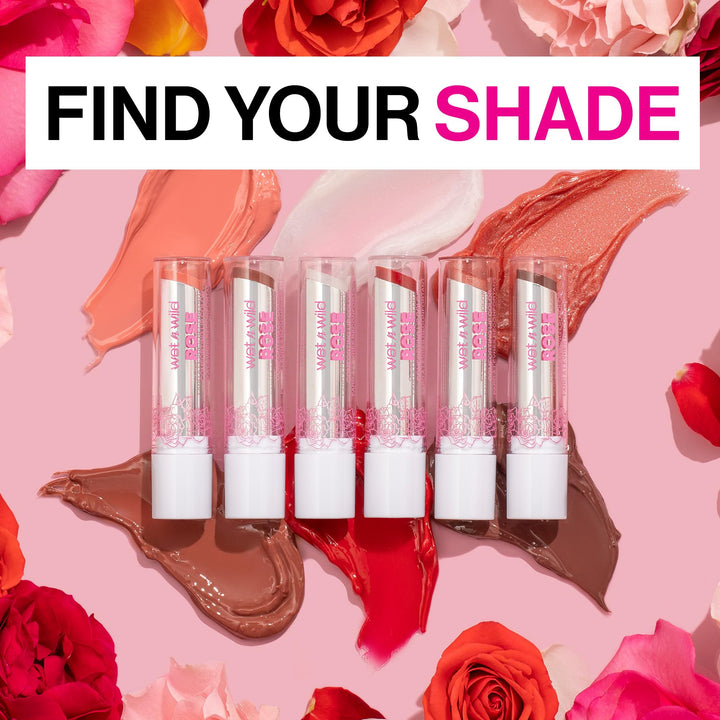 wet n wild Rose Comforting Glossy Natural Lipstick Red Soft 'N' Juicy