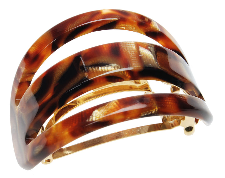 Africa : France Luxe Cutout Oval Ponytail Barrette - Africa
