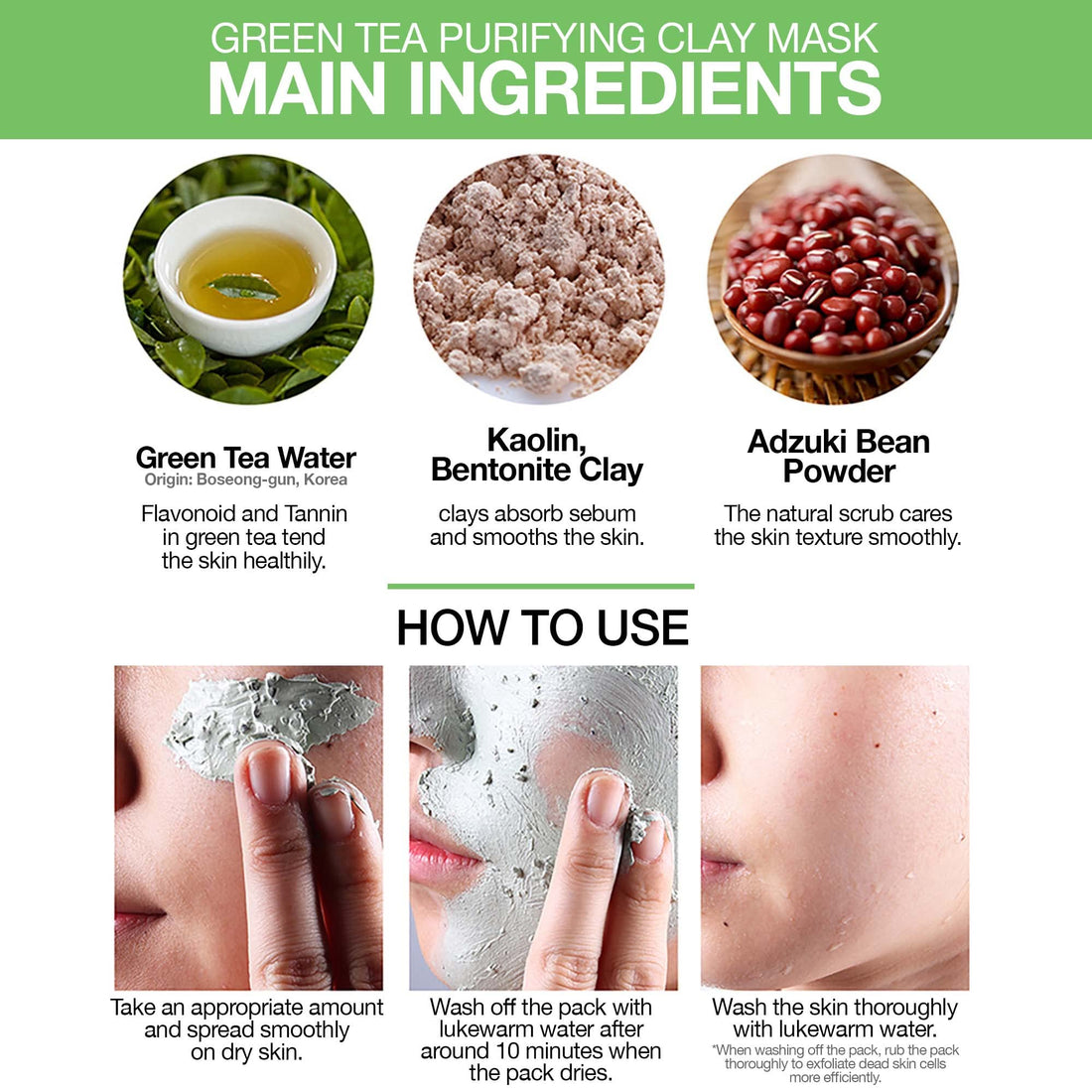 Skin79 Green Tea Purifying Clay Mask