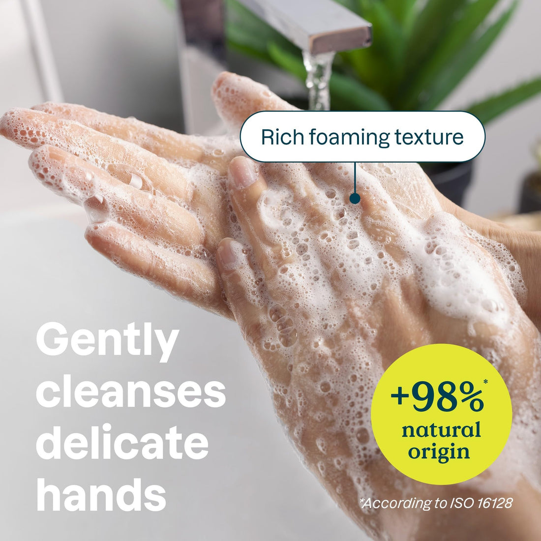 ATTITUDE Liquid Hand Soap for Sensitive Skin Nourishing (Dermatologist teste/Hypoallergenic/EWG Verified/Vegan/Cruelty free), Avocado Oil, 16 Fl Oz (60413)