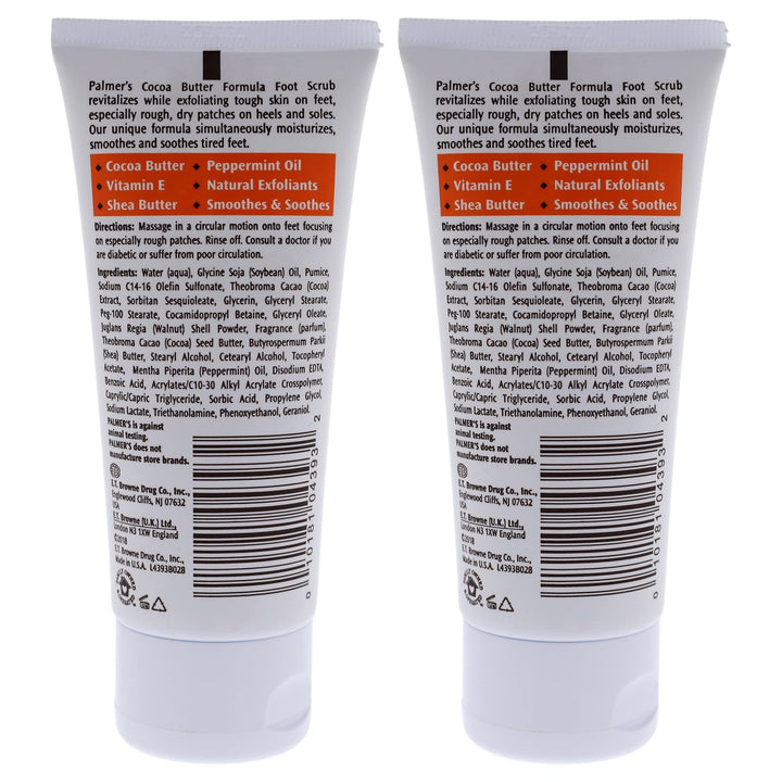 Palmers Cocoa Butter Foot Magic Scrub 2.1oz (2 Pack)