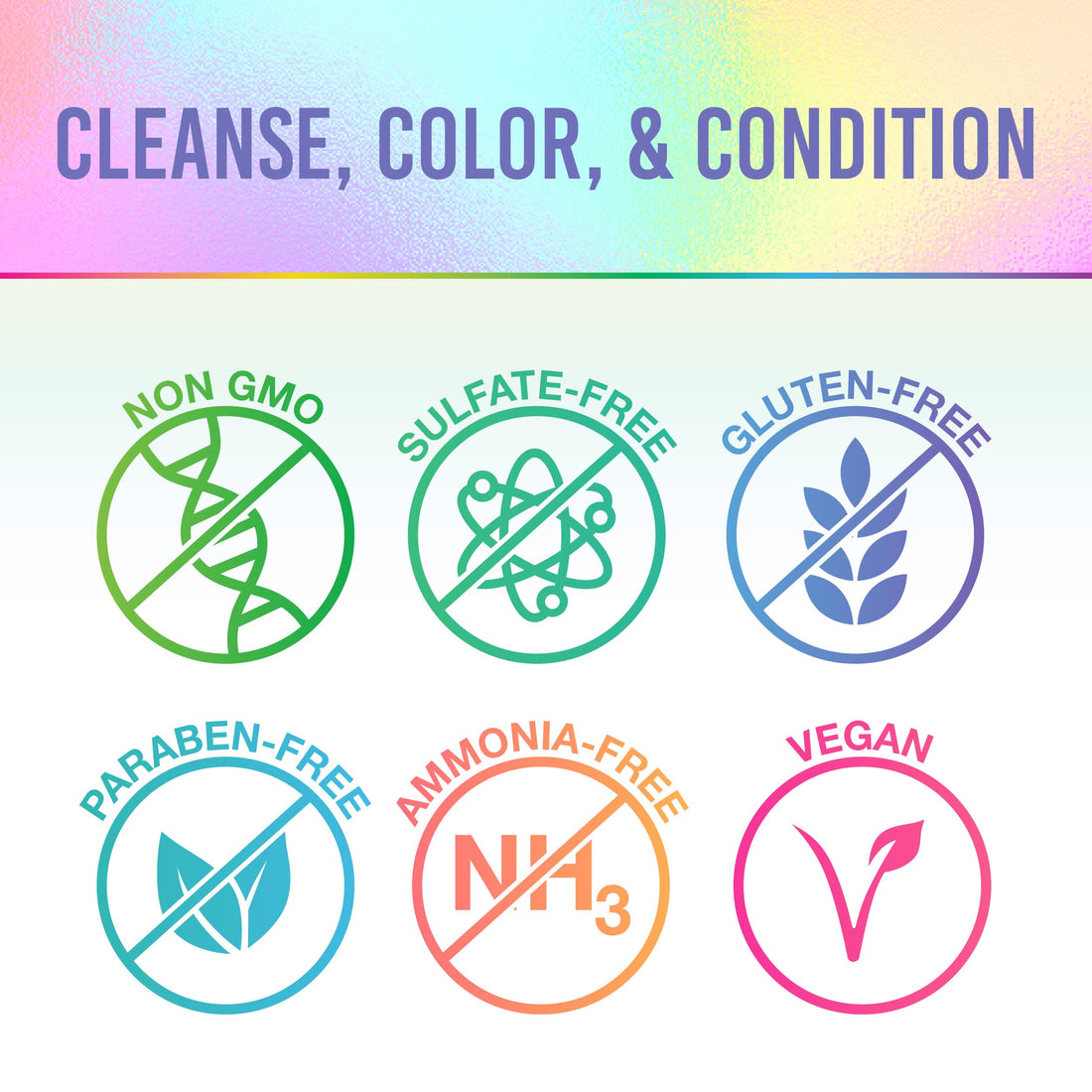 Punky Colour 3-in-1 Color Depositing Conditioner & Hair Cleanser - Lavenderapturous, Semi Permanent Hair Color Conditioner, Long-Lasting Hair-Dye, 8.5 fl oz.