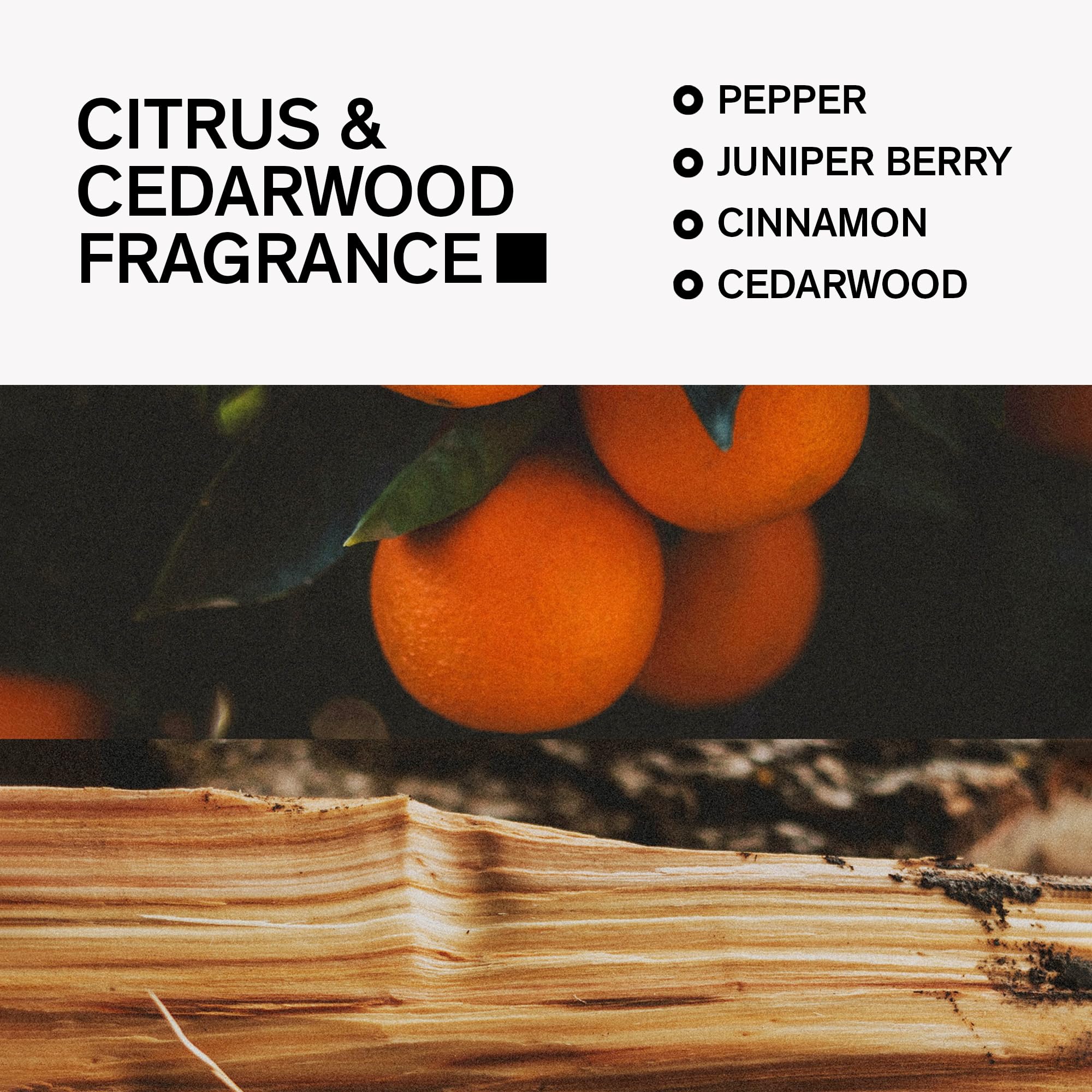 Aluminum-Free Deodorant for Men by Bravo Sierra, 1-Pack -Contains Natural Ingredients –Long Lasting All-Day Odor and Sweat Protection - Citrus and Cedarwood, 3.2 oz -Paraben-Free, Vegan & Cruelty-Free