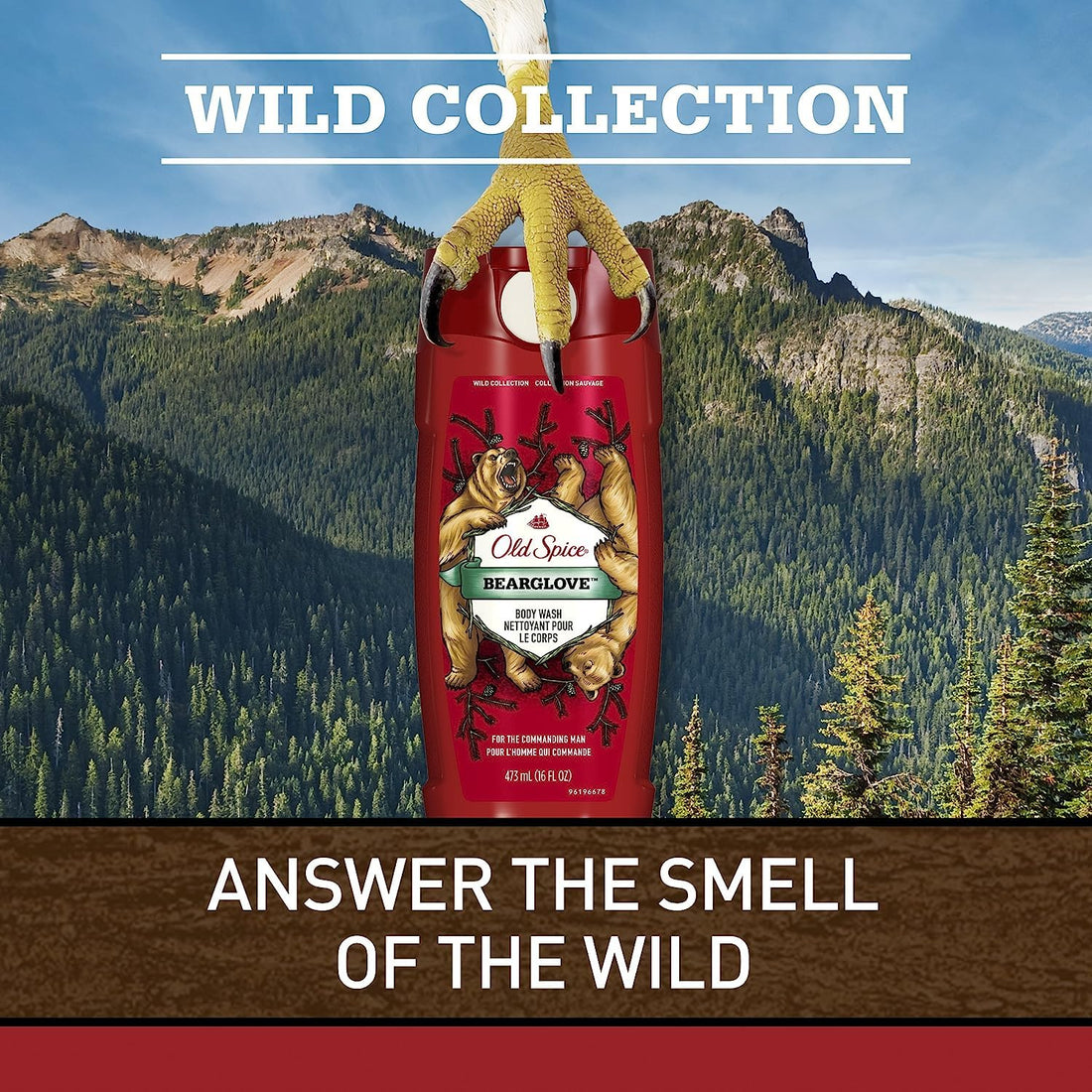 Old Spice Wild Collection Bearglove Men's Body Wash - 16 Fluid Ounce
