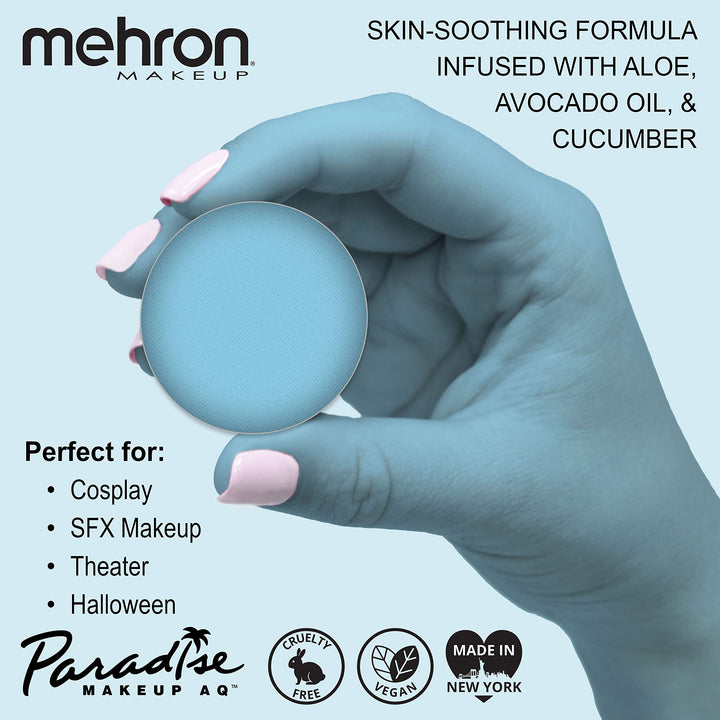 Mehron Makeup Paradise Makeup AQ Refill (LIGHT BLUE)