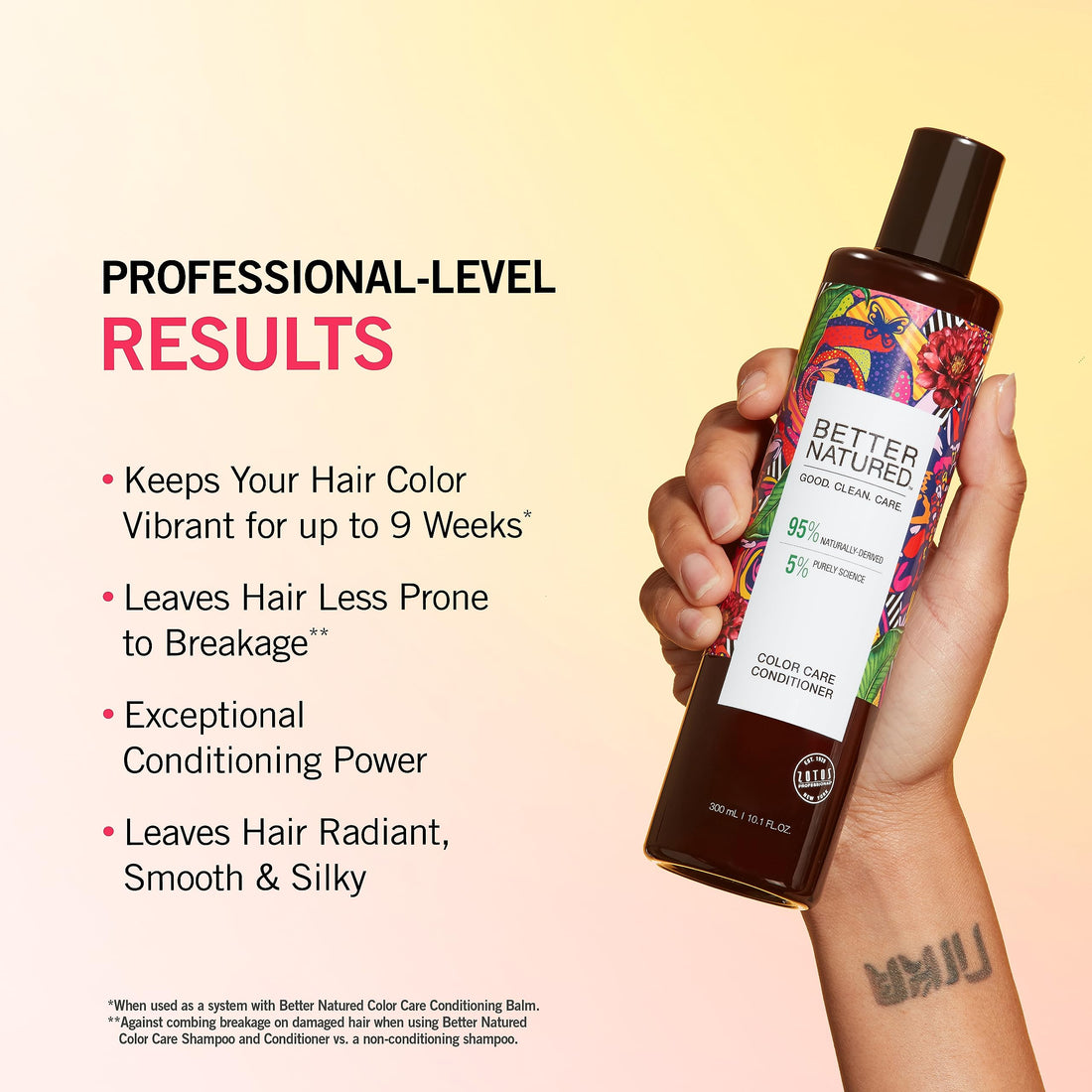 Better Natured Color Care Conditioner with Coconut, Tahitian Palm and White Orchid - Vibrant Color Protection & Conditioning, 10.1 Fl Oz