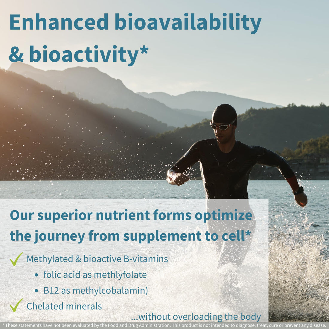 Igennus Methylated Men's Multivitamin, MTHFR Supplement with Active B-Vitamins, 21 Highly Bioavailable Nutrients, Multivitamin for Sustained Release, Clean Label, Non-GMO & Halal 60 Tablets