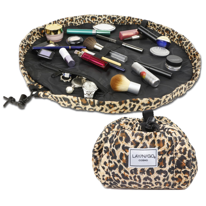 Lay-N-Go COSMO Cosmetic Bag, Leopard