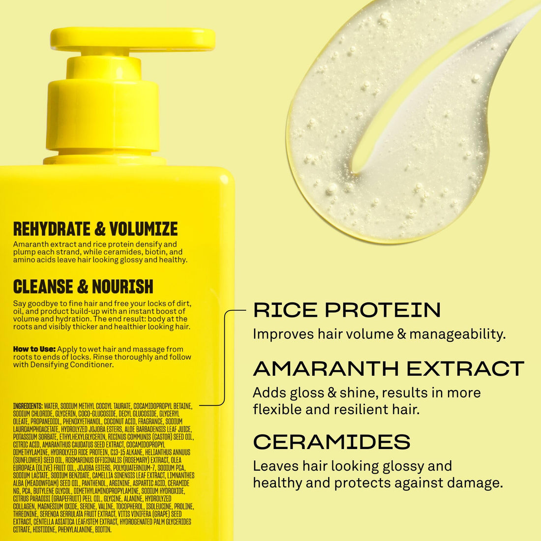 BABE ORIGINAL Locks Densifying Shampoo for Women and Men, Volumizing Shampoo Promotes Thickness and Prevents Hair Loss, for Fuller, Thicker Hair, Cruelty Free, 13.5 fl oz.