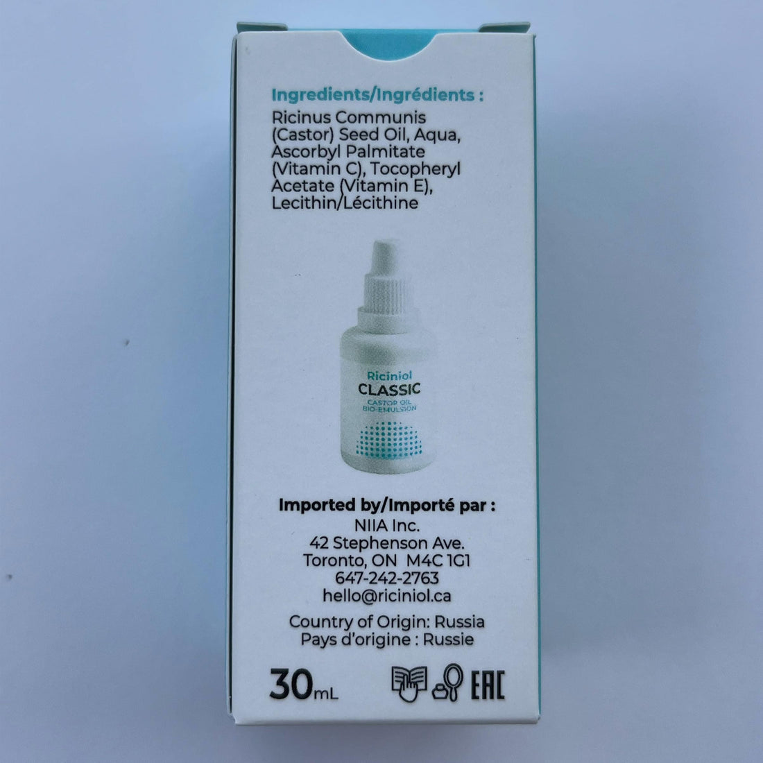 Riciniol Essential (Classic) – Multipurpose Bio-Advanced Castor Oil Ointment with Vitamin C & E, Pure & Natural Hypoallergenic Skincare and Hair Care (30 ml - Pack of 1)
