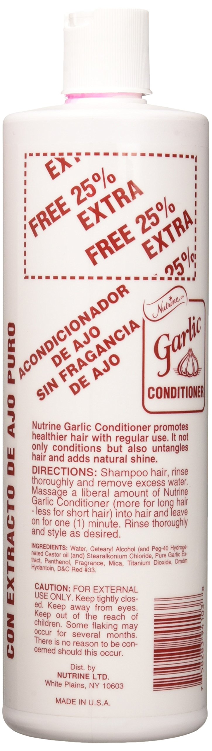 Nutrine Garlic Conditioner 20 oz