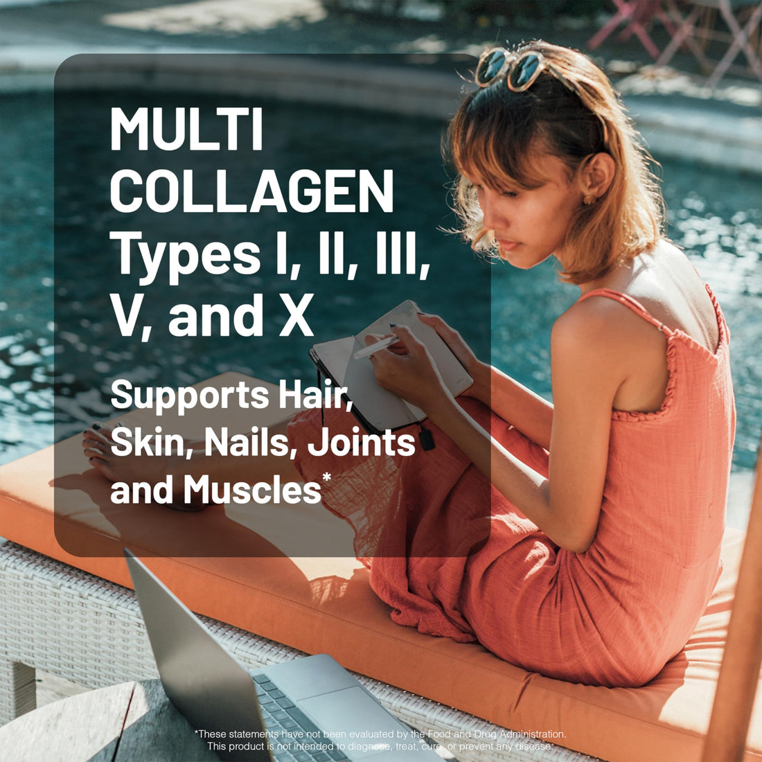 NatureWise Multi Collagen Peptides Pills for Women & Men - Type I, II, III, V, X w/Hyaluronic Acid - Supports Skin, Hair, Joint Health* - Grass Fed, Gluten Free, Non-GMO - 90 Capsules[30 Day Supply]