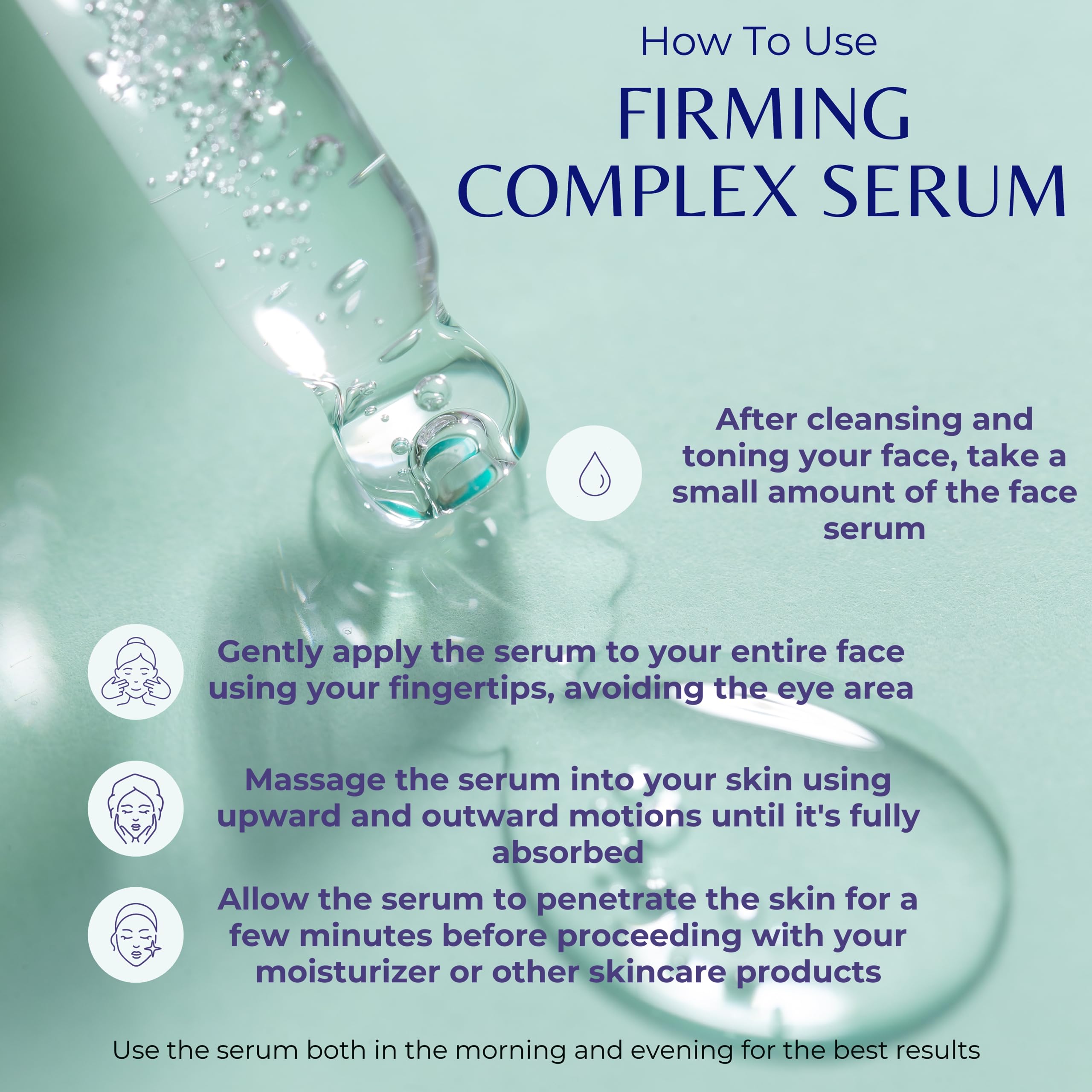 FirmingComplex Face Serum - Collagen Regeneration - Matrixyl 3000, Syn-TC, Hyaluronic Acid, Brown Rice Ferment Filtrate, Edelweiss Extract