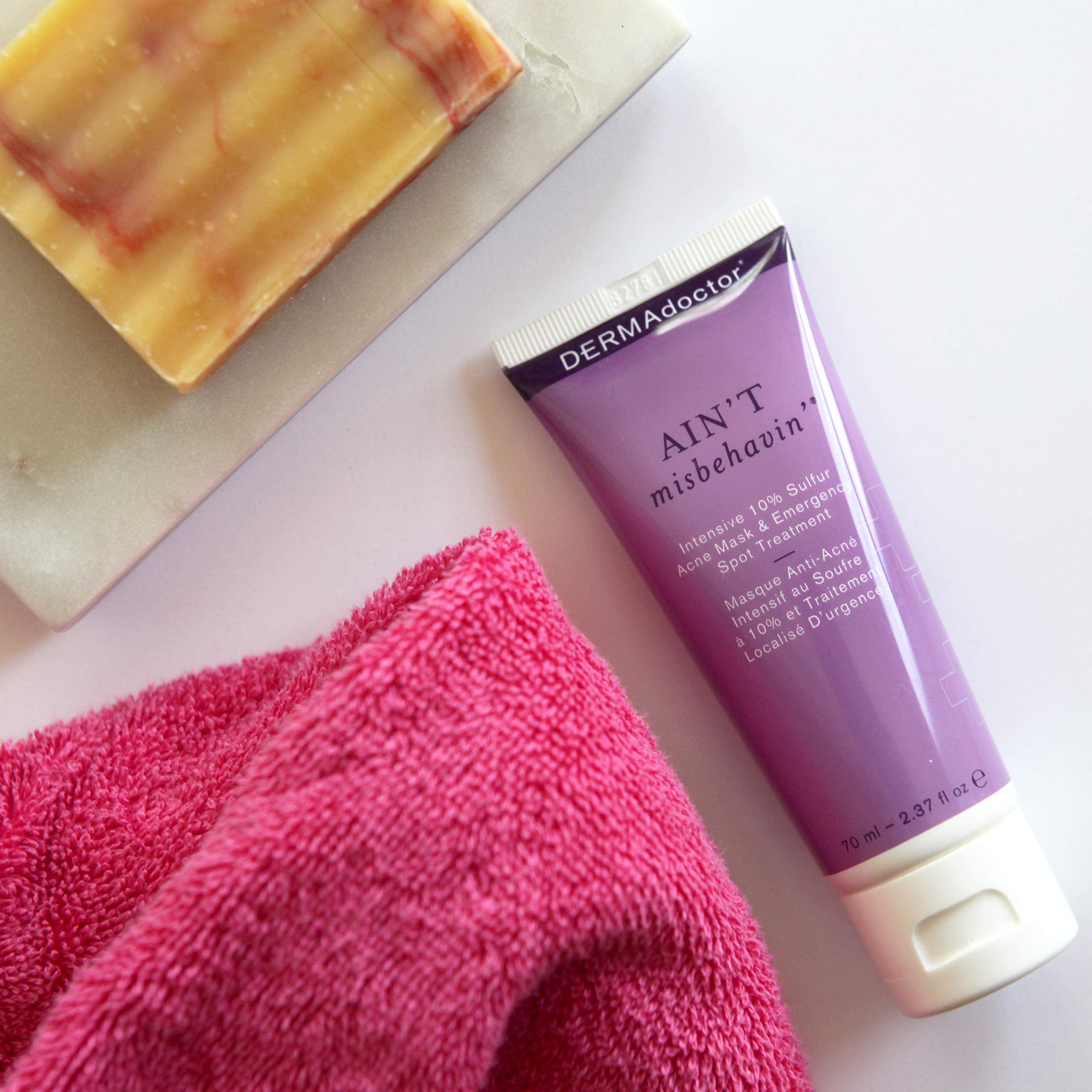 DERMAdoctor Aint Misbehavin Intensive Skin Clarifying Sulfur Acne Mask 70ml/2. 3oz