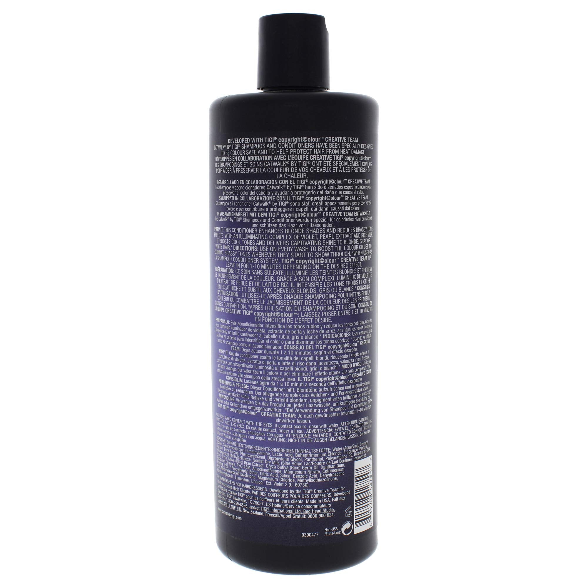 Tigi Catwalk Fashionista Violet Conditioner for Unisex, 25.36 Ounce