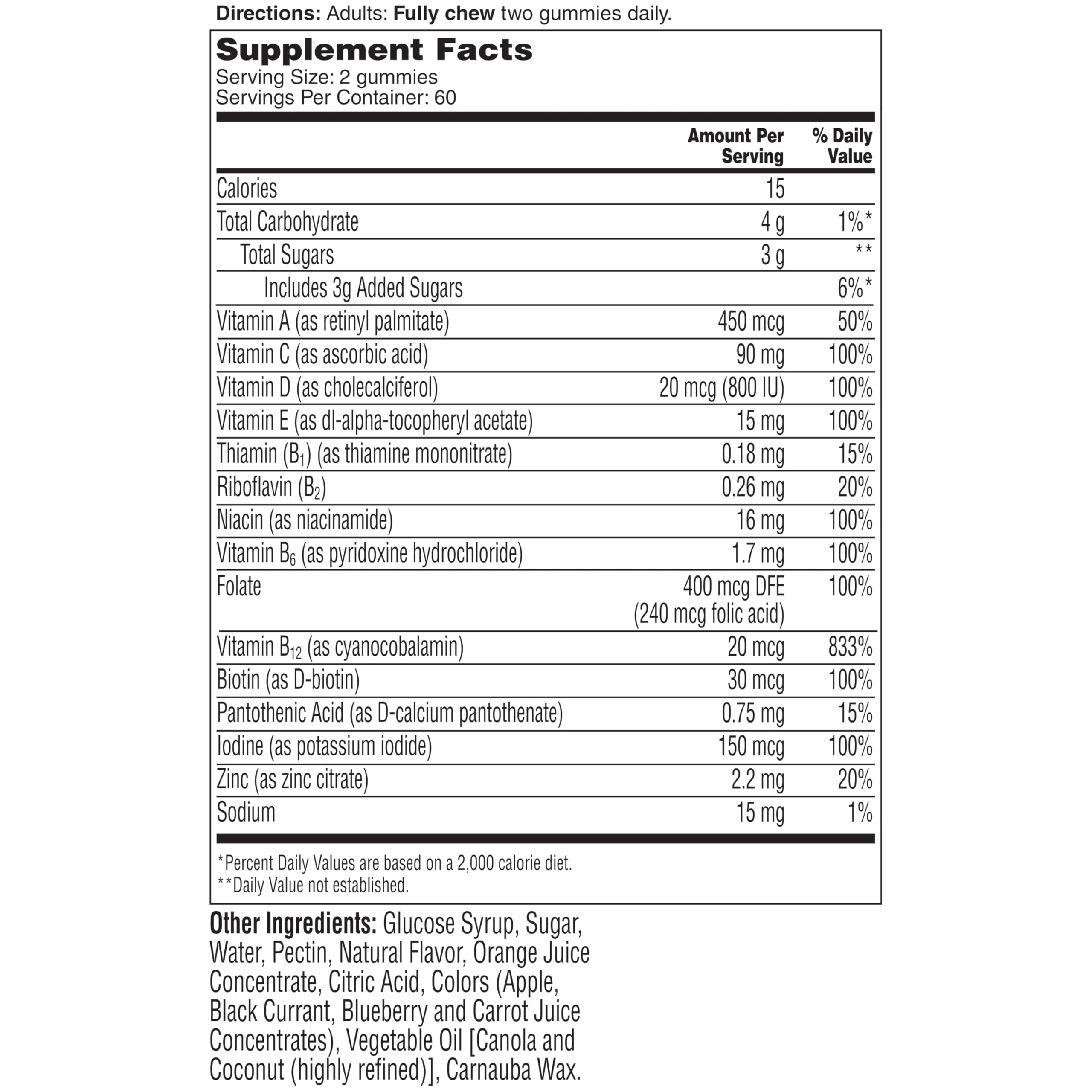One A Day Men’s 50+ Daily Essentials Multivitamin Gummies, Multivitamin for Men Over 50, Gummy Vitamins with B Vitamins and Vitamin D, Men’s Multivitamin 50 Plus, Fruit Medley Flavor, 120 Gummies