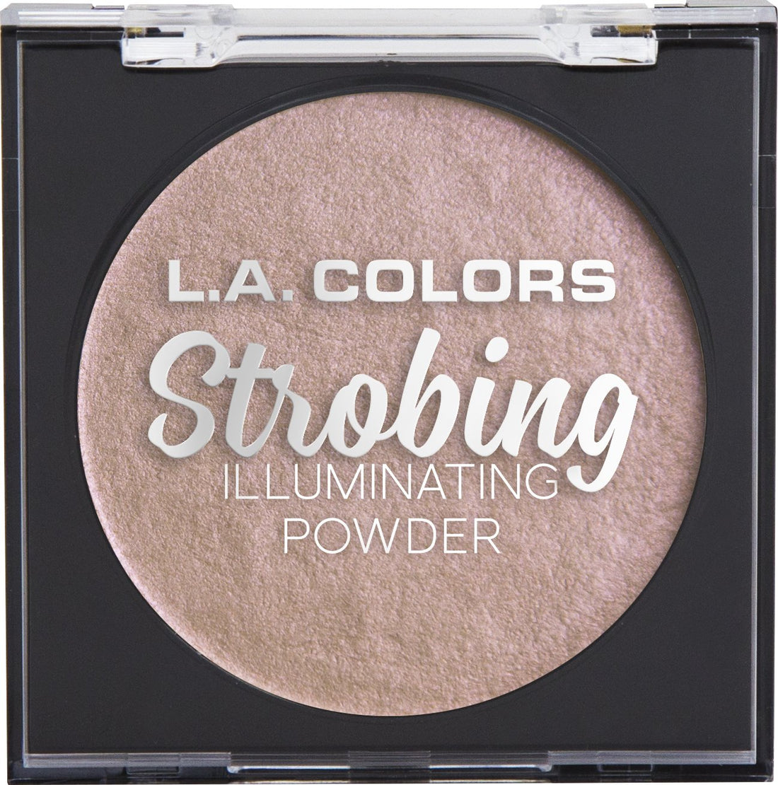 L.A Colors Strobing Illuminating Powder, Flashing Pink, 6.5g