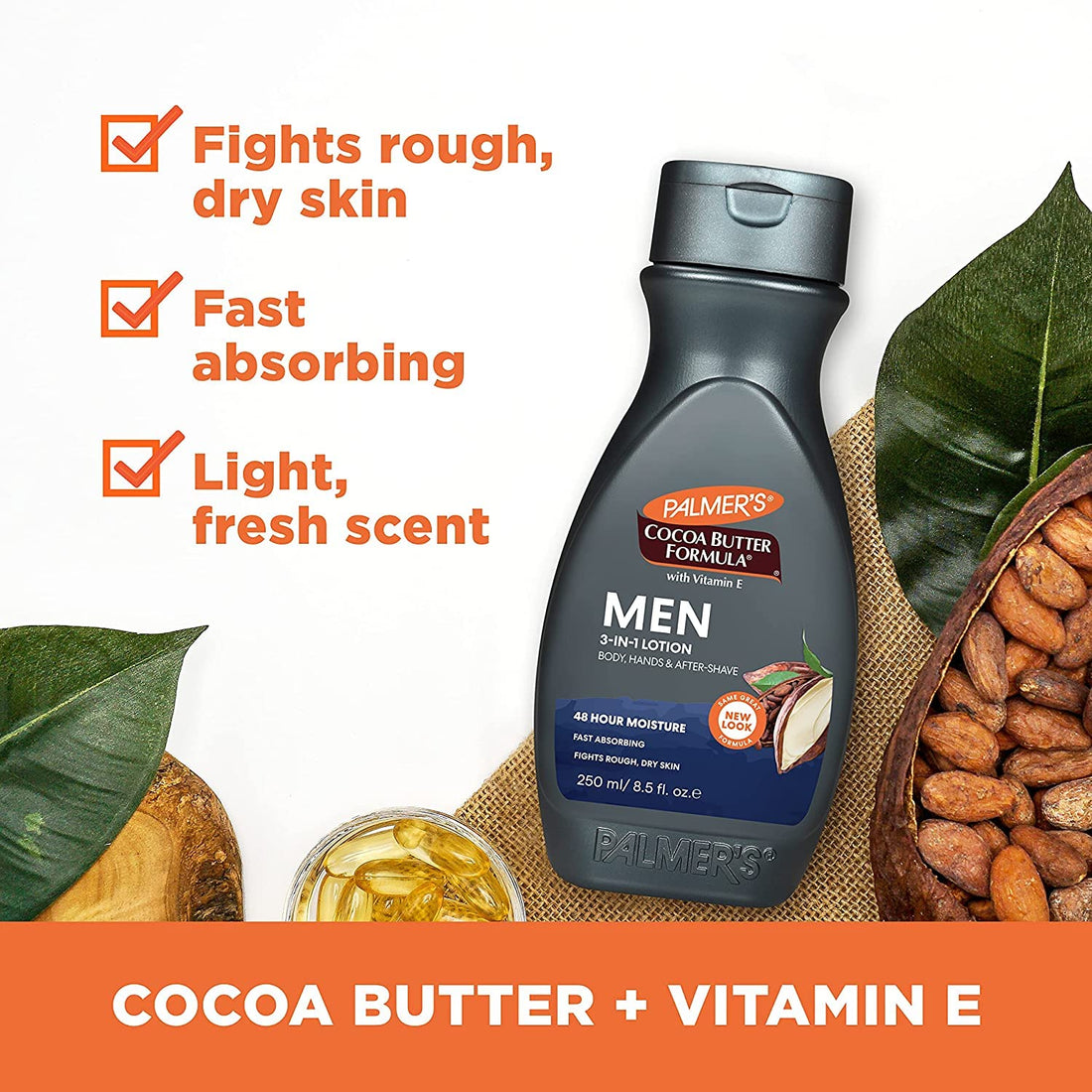 Palmers Cocoa Butter Mens Body Lotion 8.5oz by Palmers