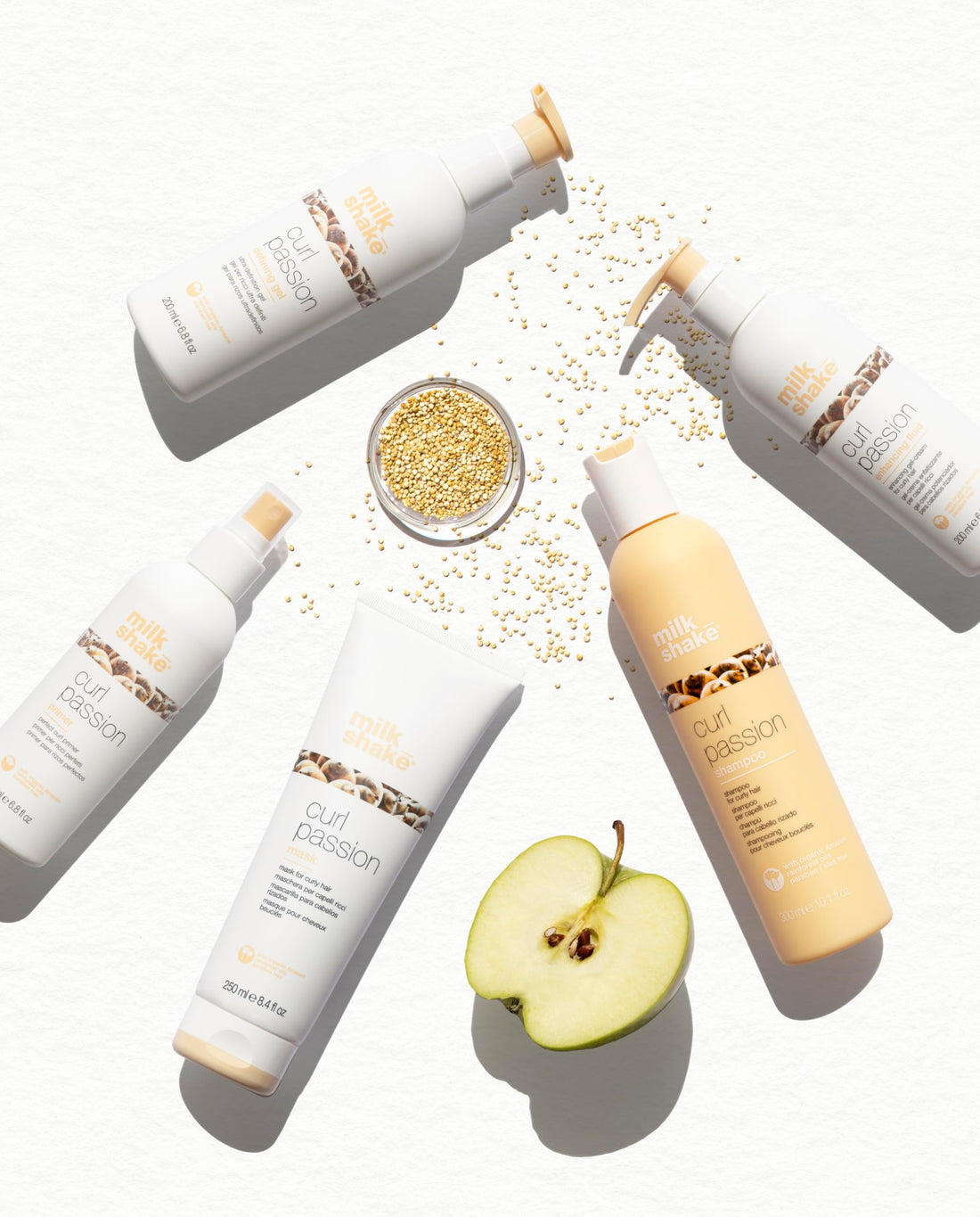 milk_shake Curl Passion Defining Gel - Lightweight Gel to Create Definition and Protect Hair Against Humidity | 6.8 fl oz (200 ml)