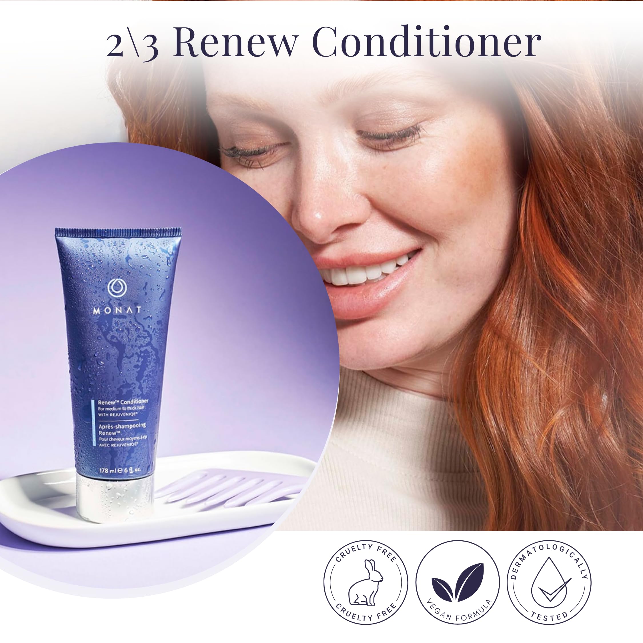 Renew™ Hydrating Hair Care System - Shampoo, Conditioner, and Masque System for Dry, Brittle Hair (8 oz/6 oz/5 oz)