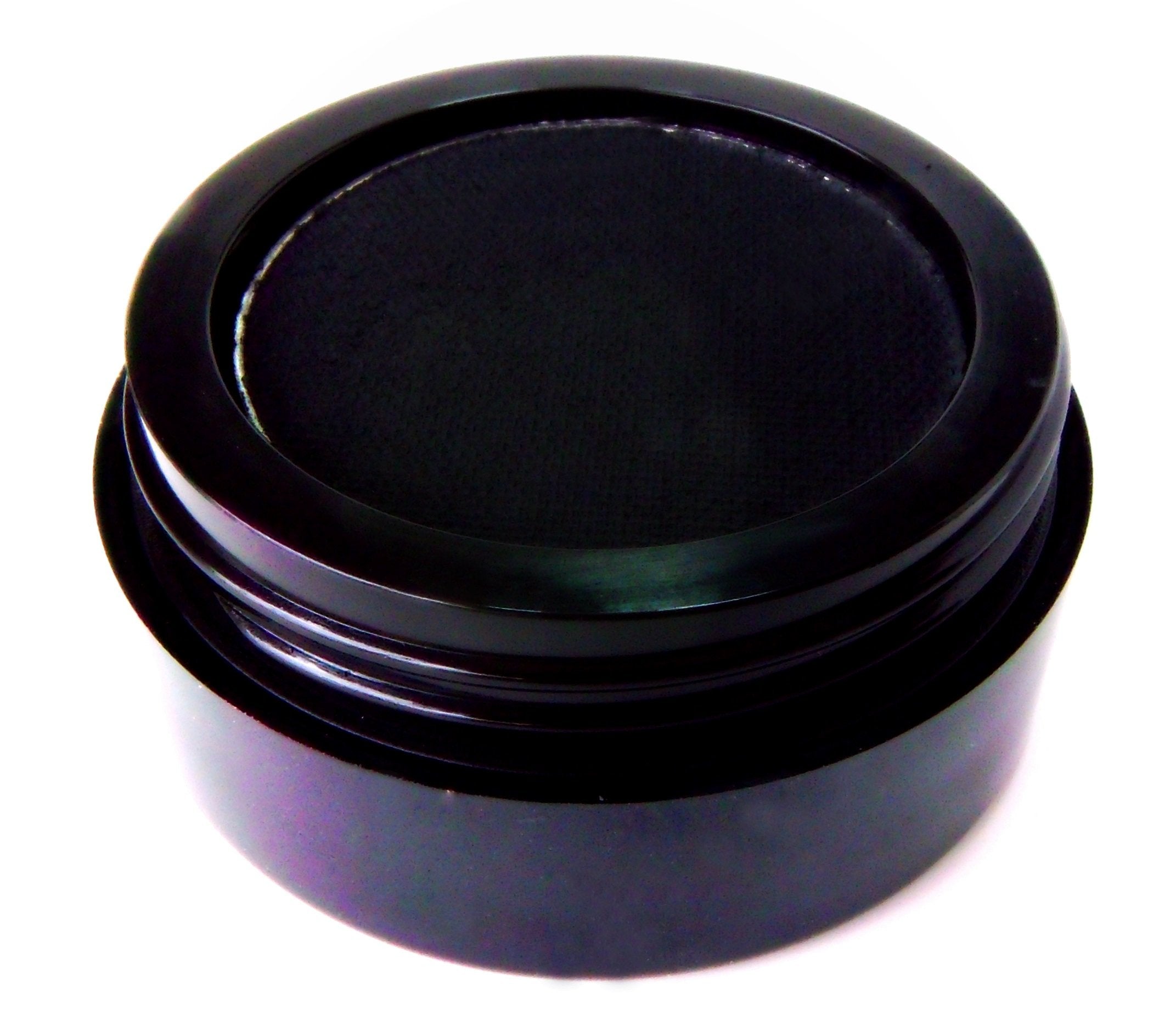 Pure Ziva Matte Black Wet Dry Pressed Powder Cake Eyeliner Eyeshadow, No Animal Testing & Cruelty Free